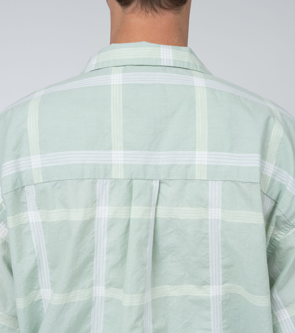 nanamica PALAKA Check Shirt , Coral Green