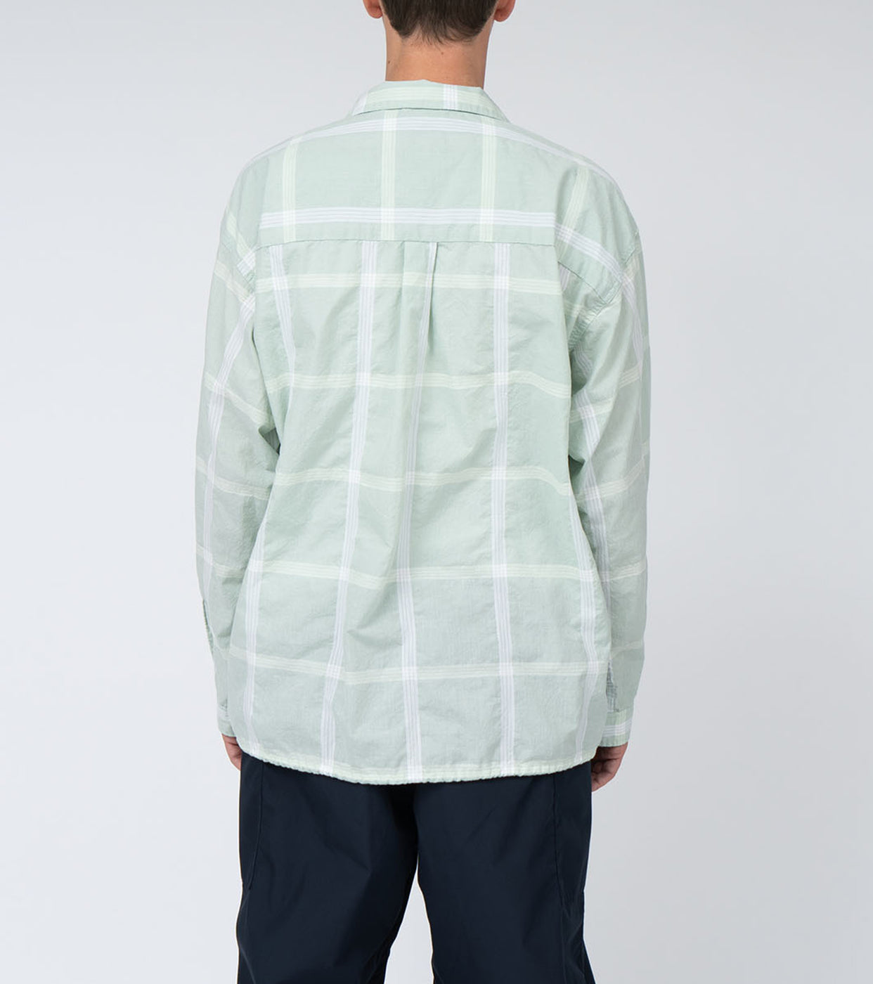 nanamica PALAKA Check Shirt , Coral Green