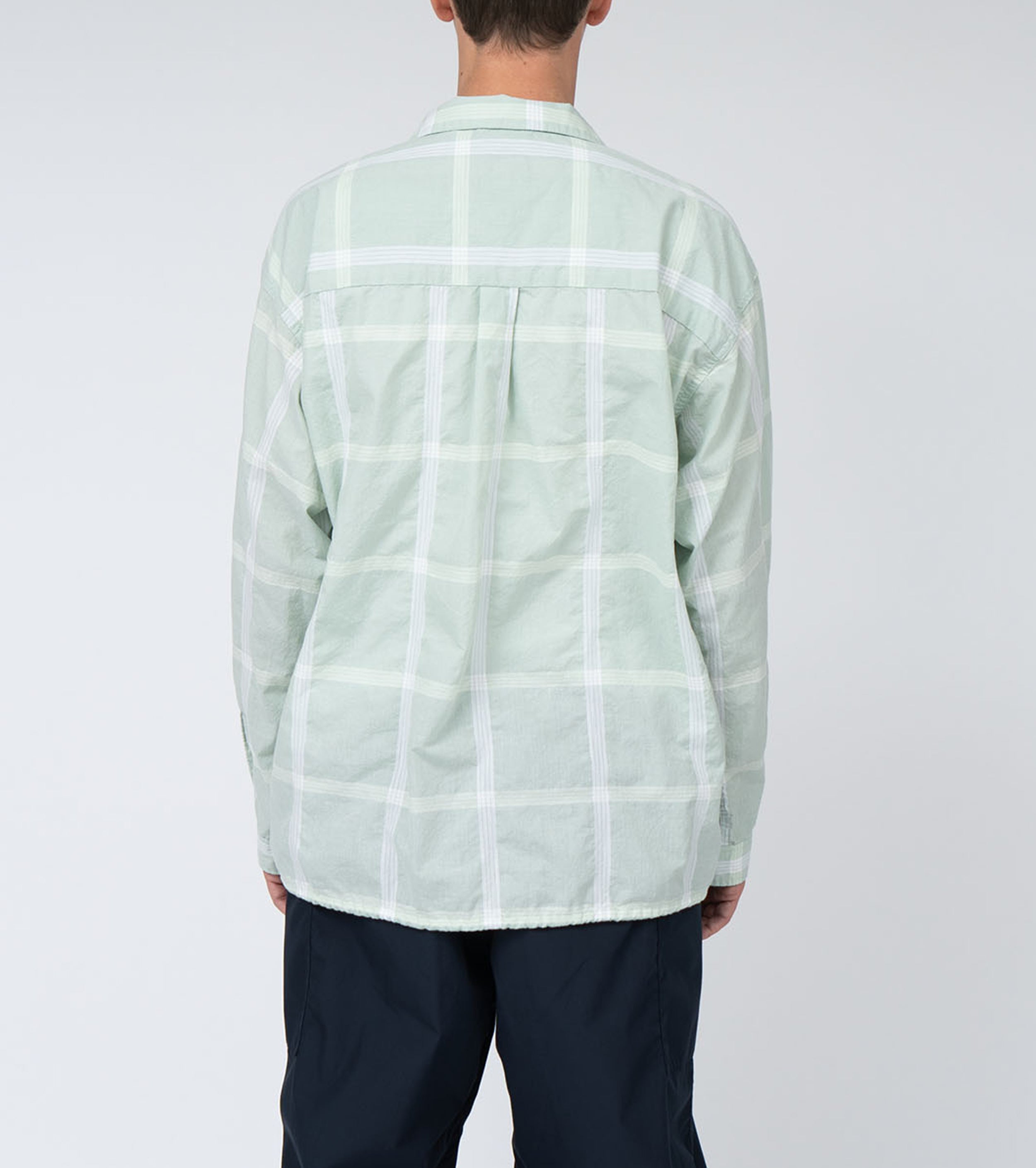 nanamica PALAKA Check Shirt , Coral Green