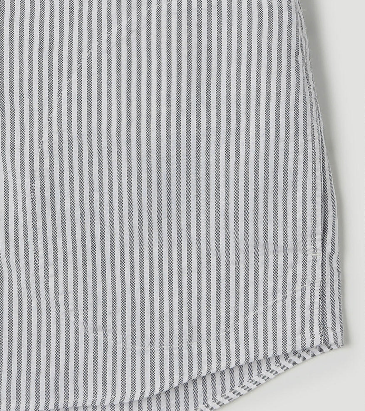 DANTON Oxford Band Collar Shirt , Sax x White Stripe
