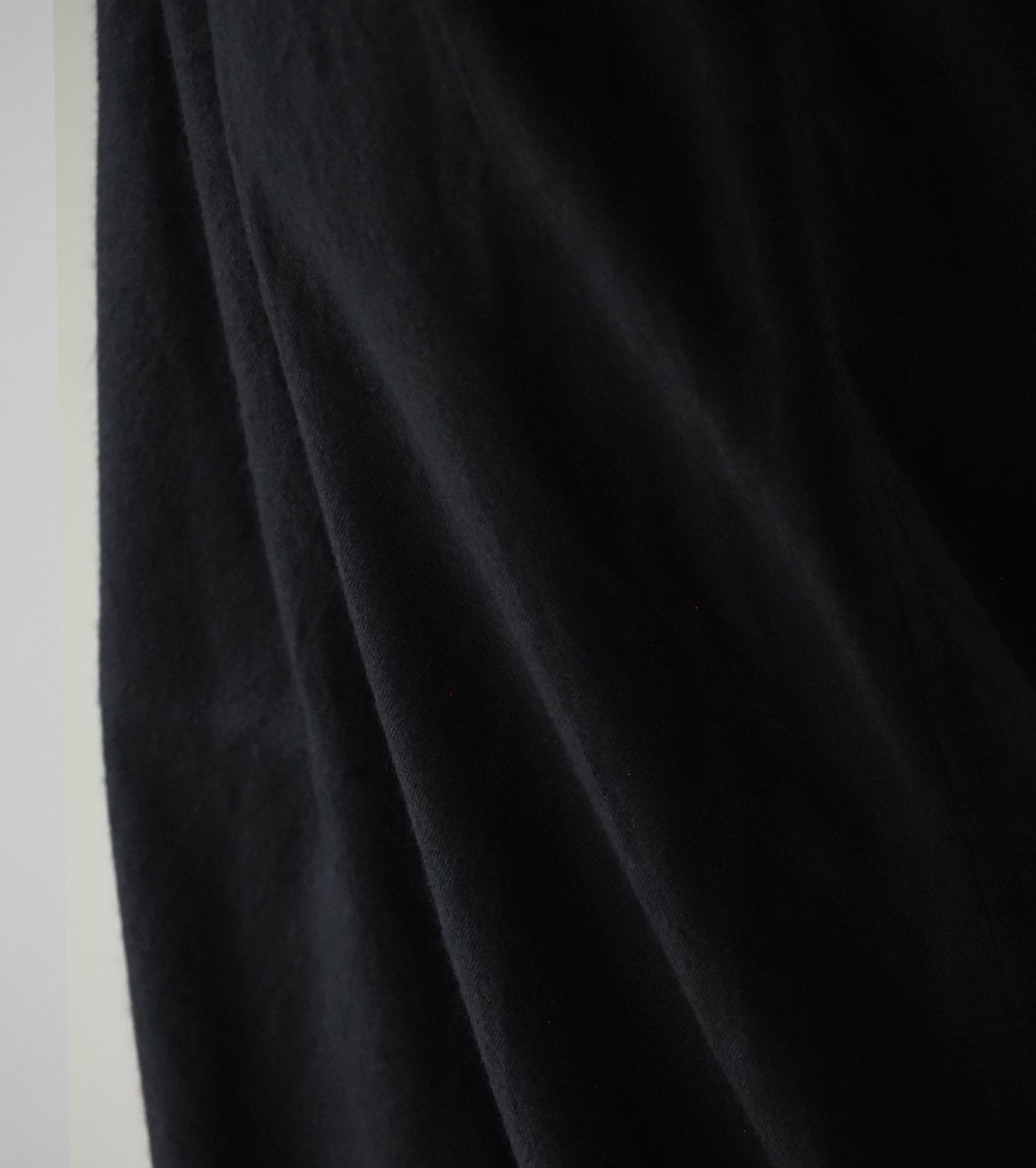 COMOLI Cashmere Silk Garment-Dyed Drawstring Pants, Navy