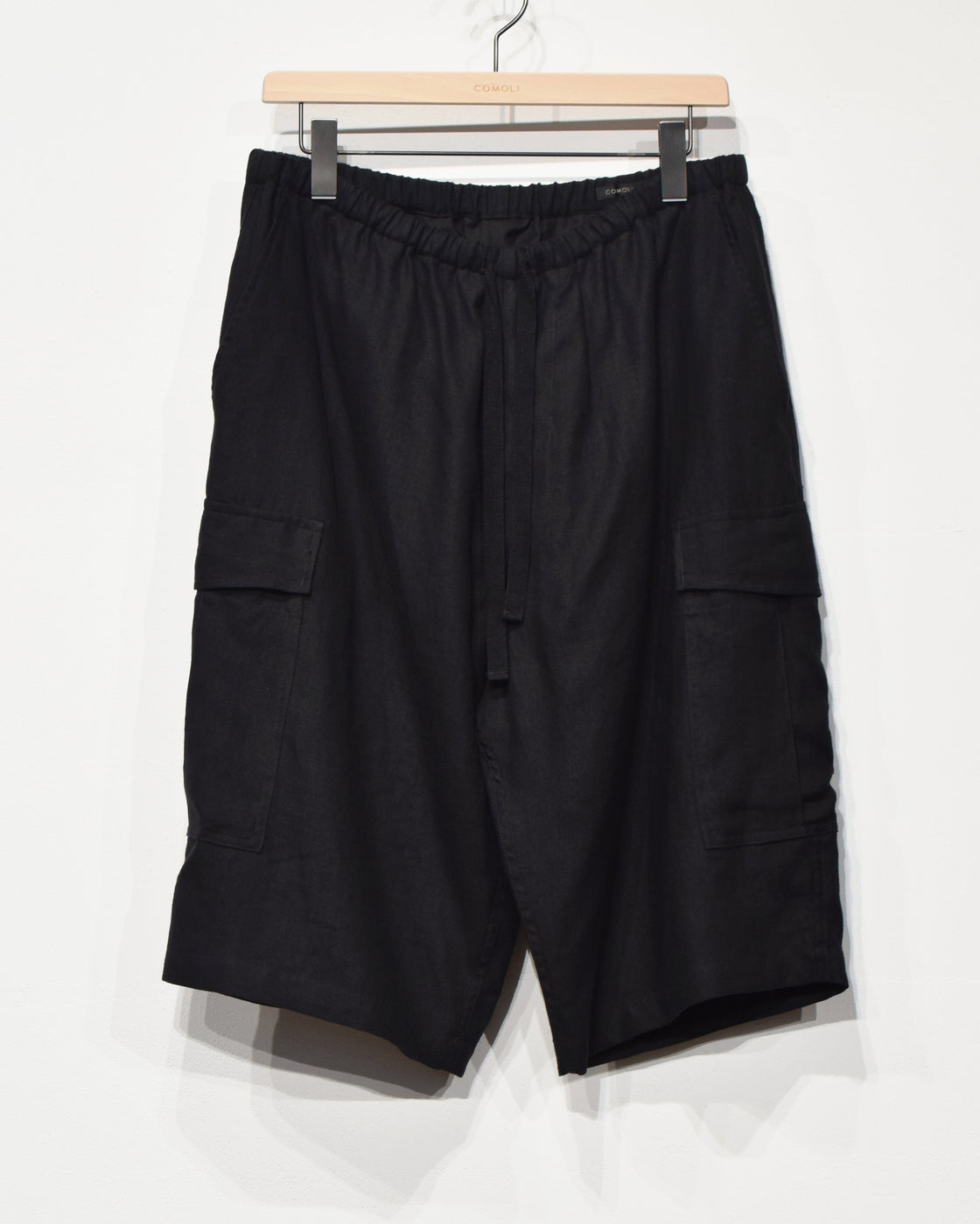 Denim Belted Pants, Navy