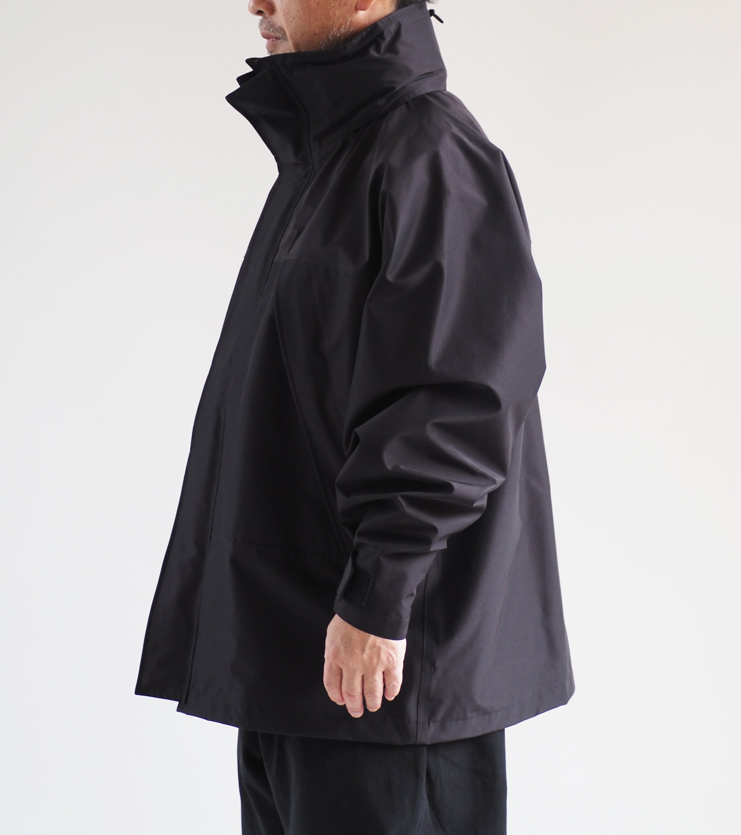 COMOLI Y03-04003 3レイヤー コットン シルク パーカ