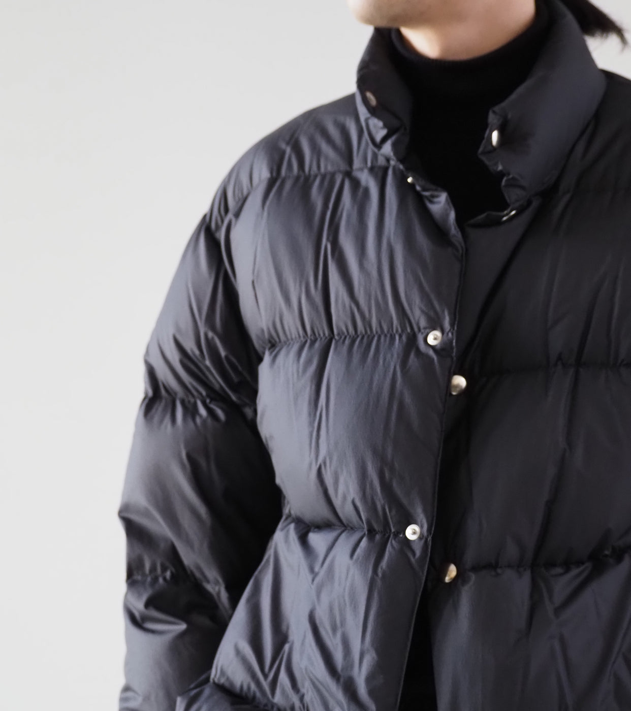 COMOLI Down Jacket, Black