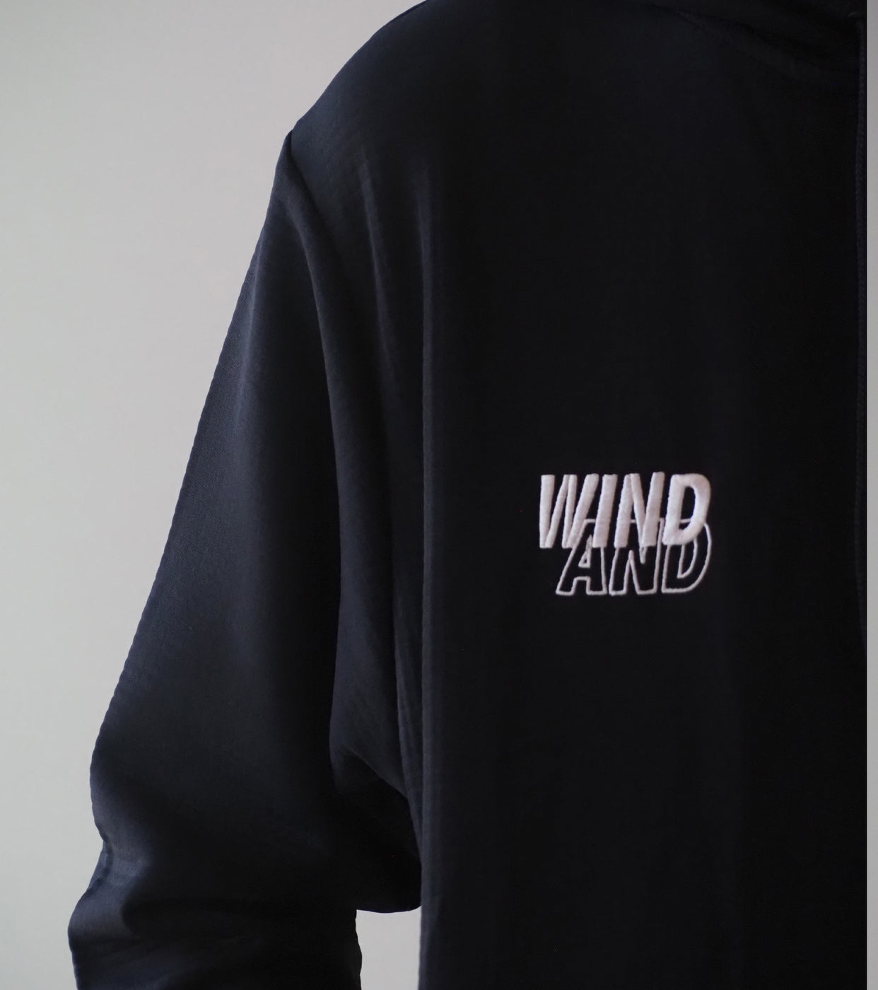 WIND AND SEA WIND AIR TEX HOODIE , Black
