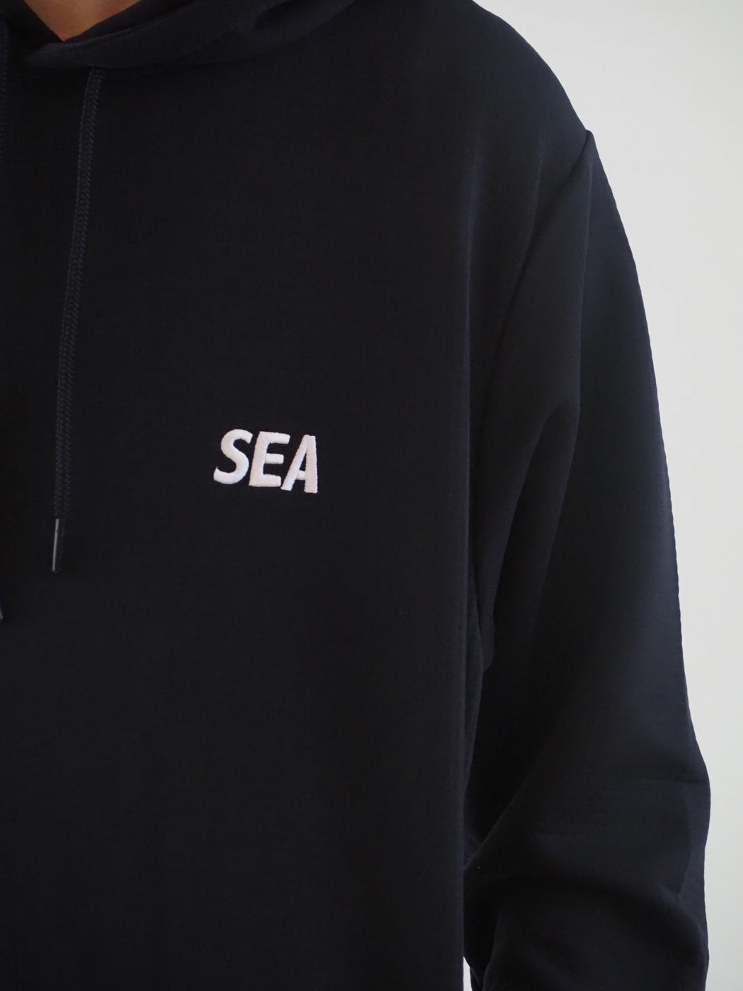 WIND AND SEA WIND AIR TEX HOODIE , Black