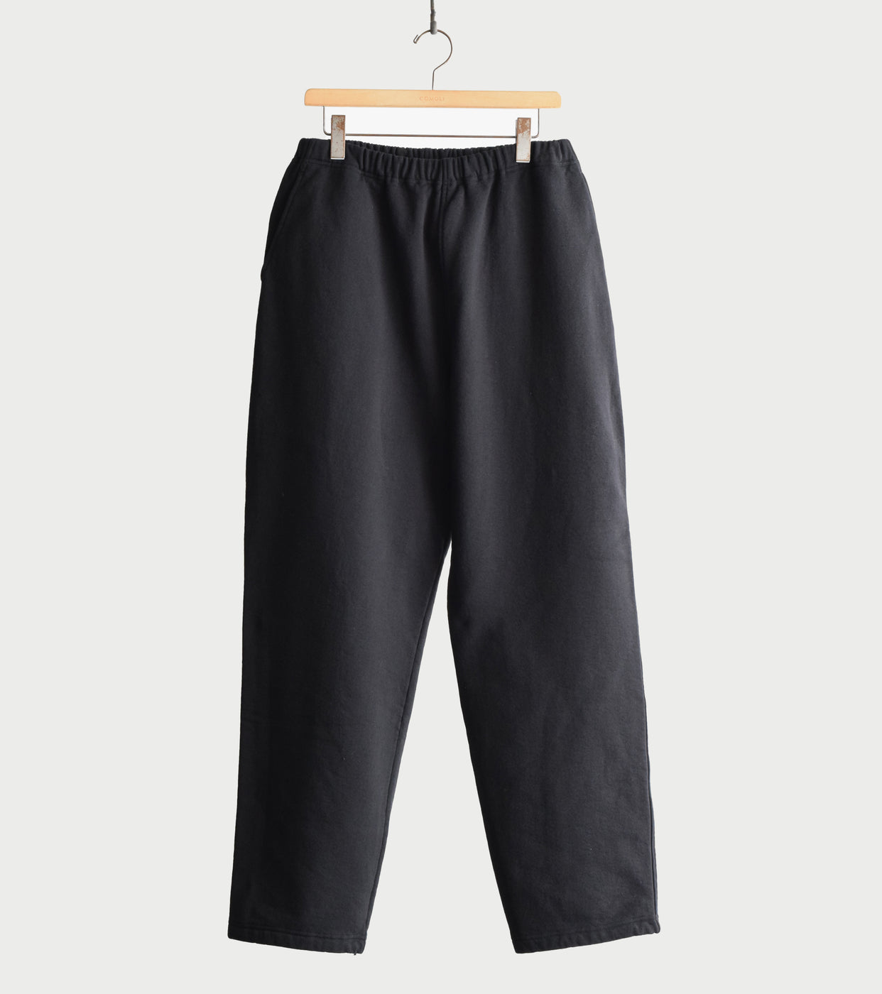 COMOLI Cotton Lined Pants, Black