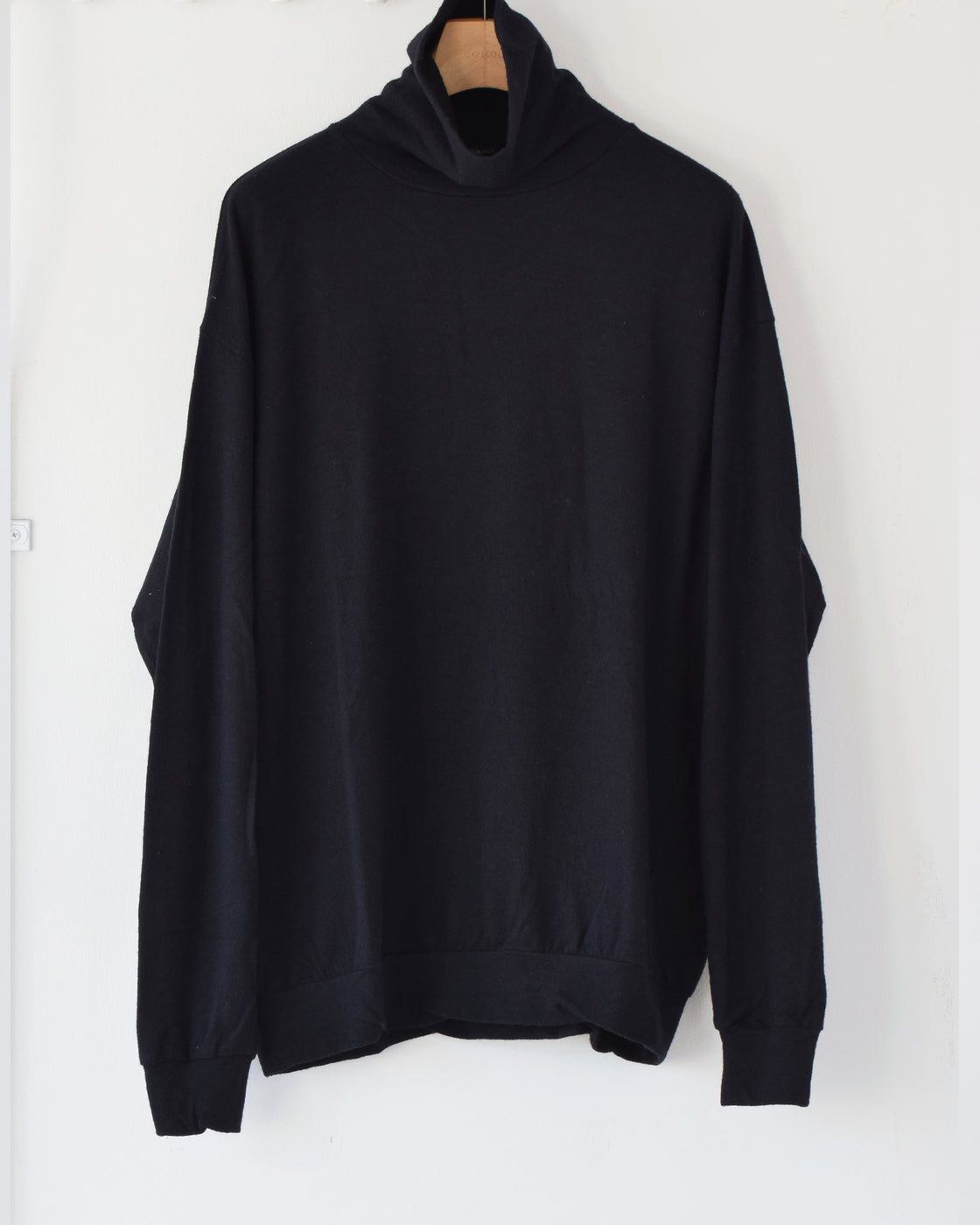 COMOLI Y03-05006 ウール天竺長袖タートルネック