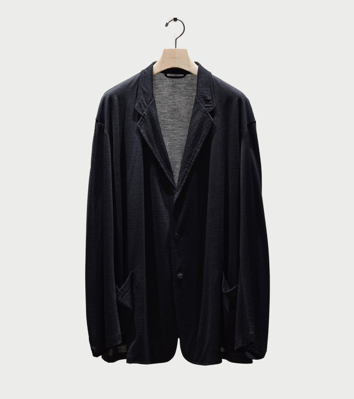 COMOLI Summer Wool Jacket , Charcoal