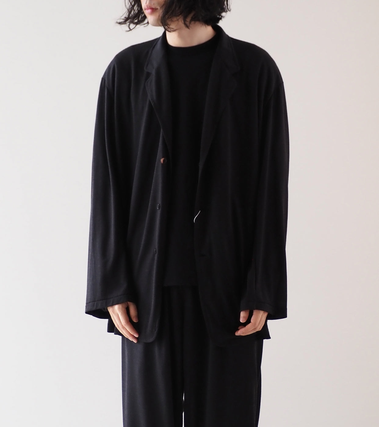 COMOLI Summer Wool Jacket , Charcoal