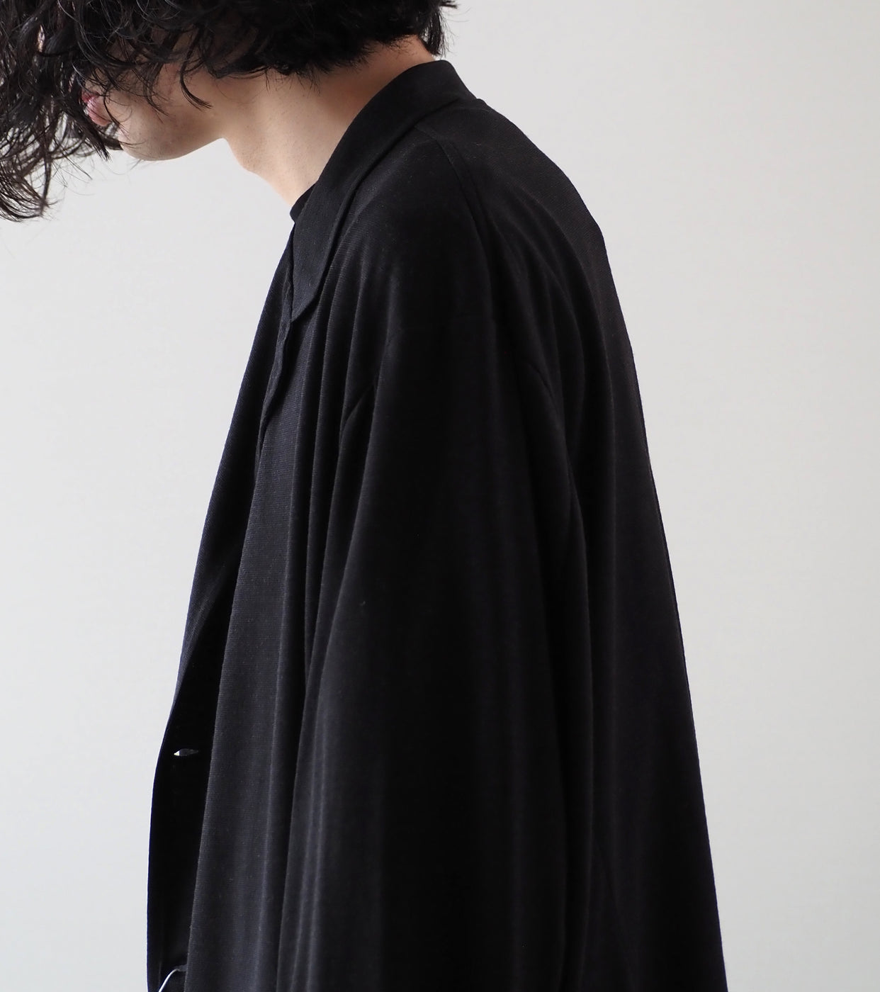 COMOLI Summer Wool Jacket , Charcoal