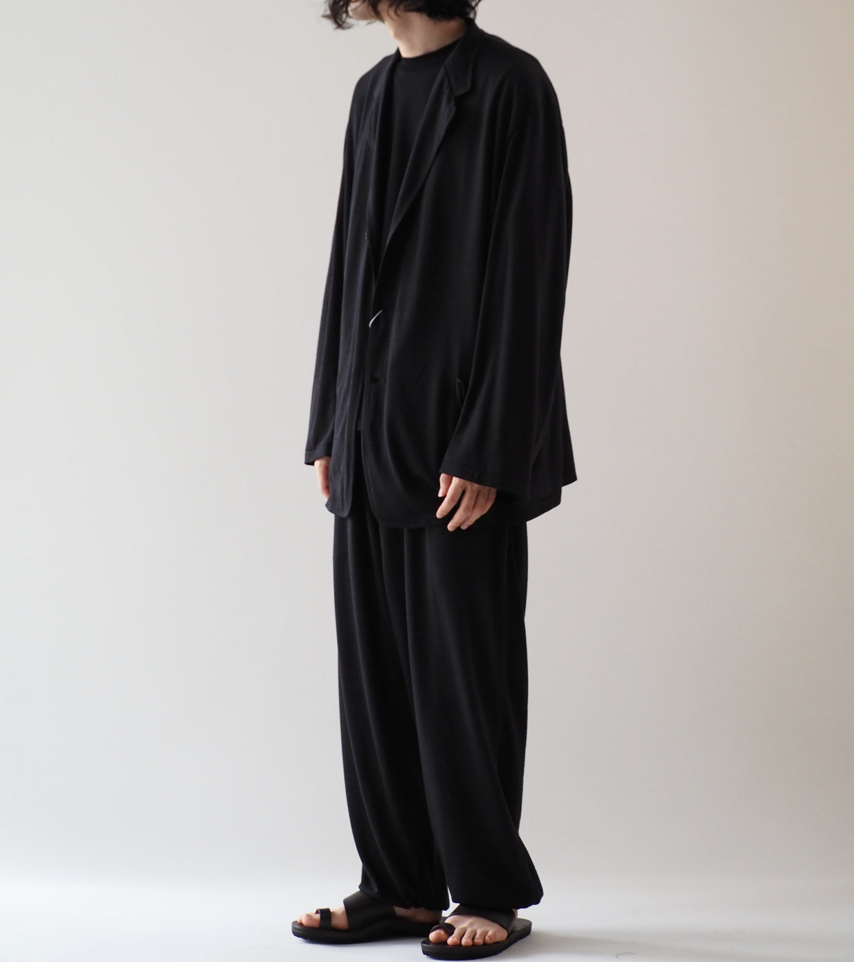 COMOLI Summer Wool Jacket , Charcoal