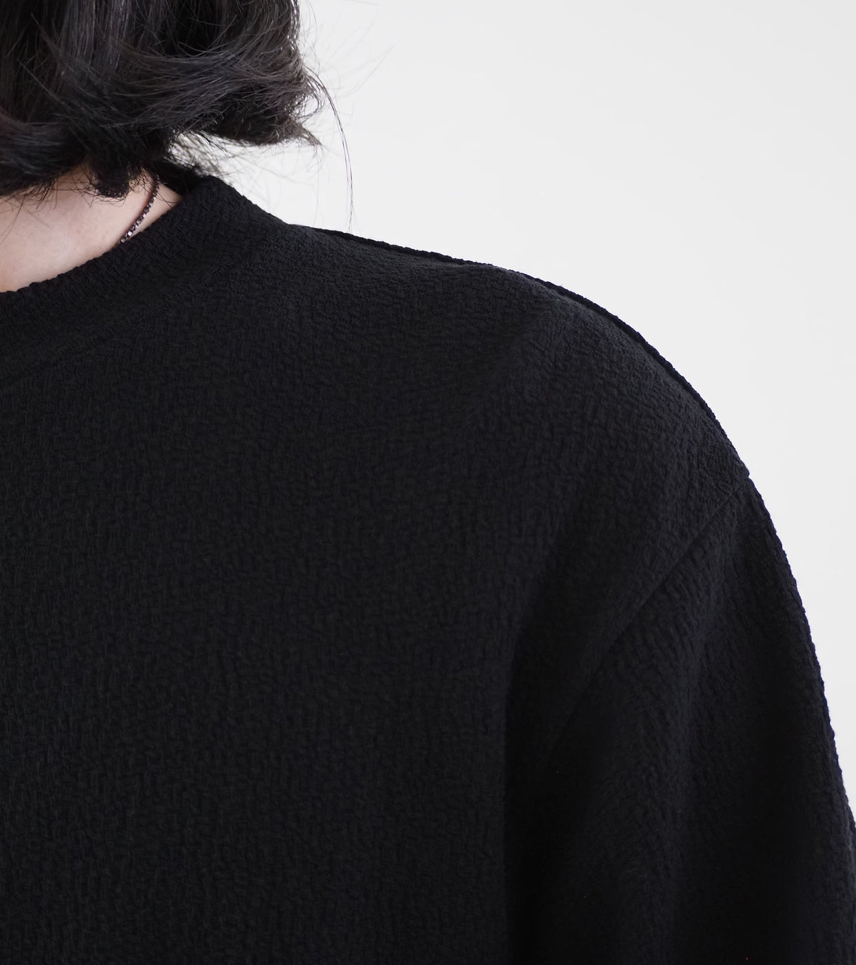 Nonnotte Tapered Over Sized Long Sleeve,Meteorite