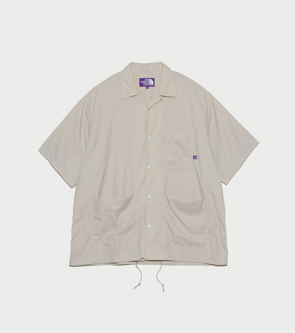 Nylon Taffeta Field S/S Shirt , Light Gray