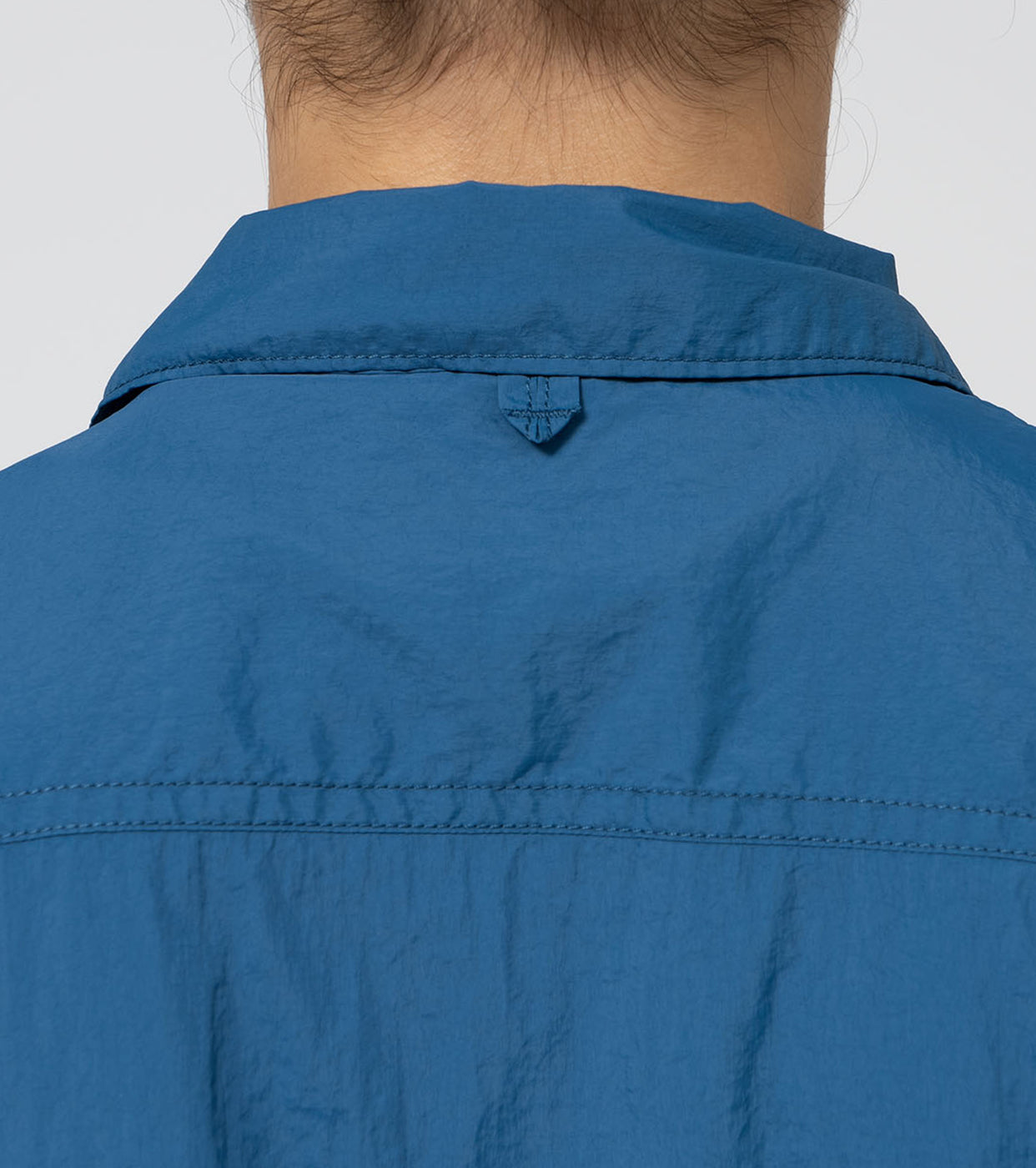 Nylon Taffeta Field S/S Shirt , Teal Blue