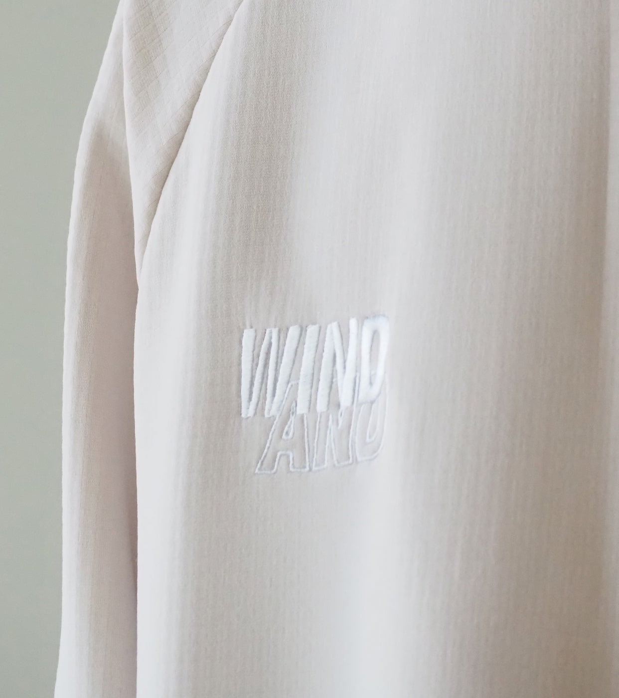WIND AND SEA WIND AIR TEX RAGLAN CREW NECK , Ivory