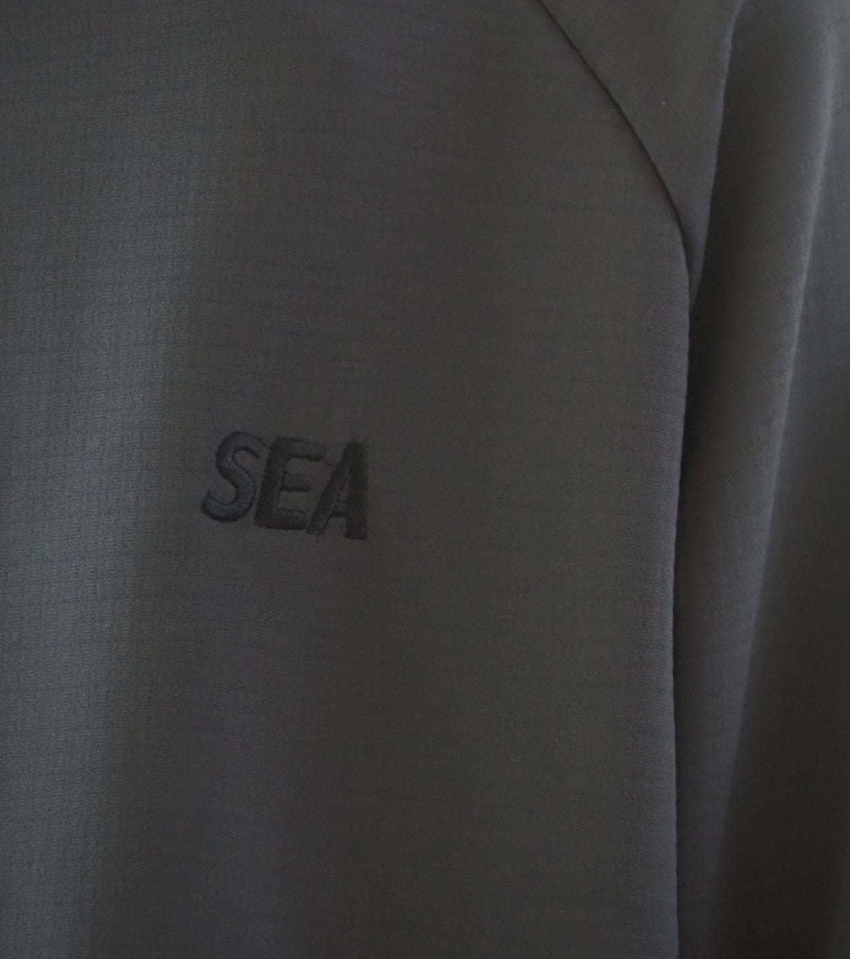 WIND AND SEA WIND AIR TEX RAGLAN CREW NECK , Dark Gray