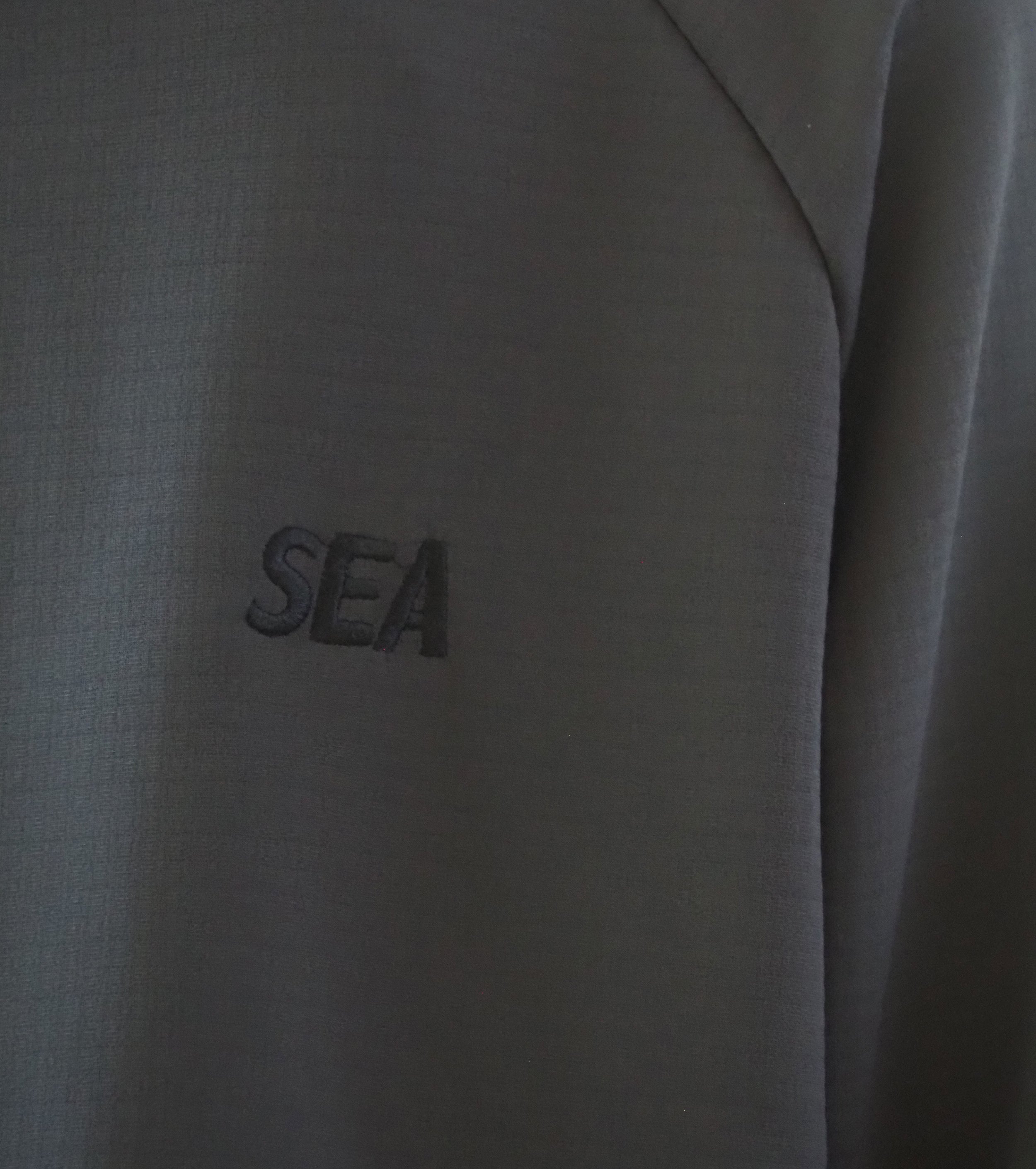 WIND AND SEA WIND AIR TEX RAGLAN CREW NECK  , Dark Gray