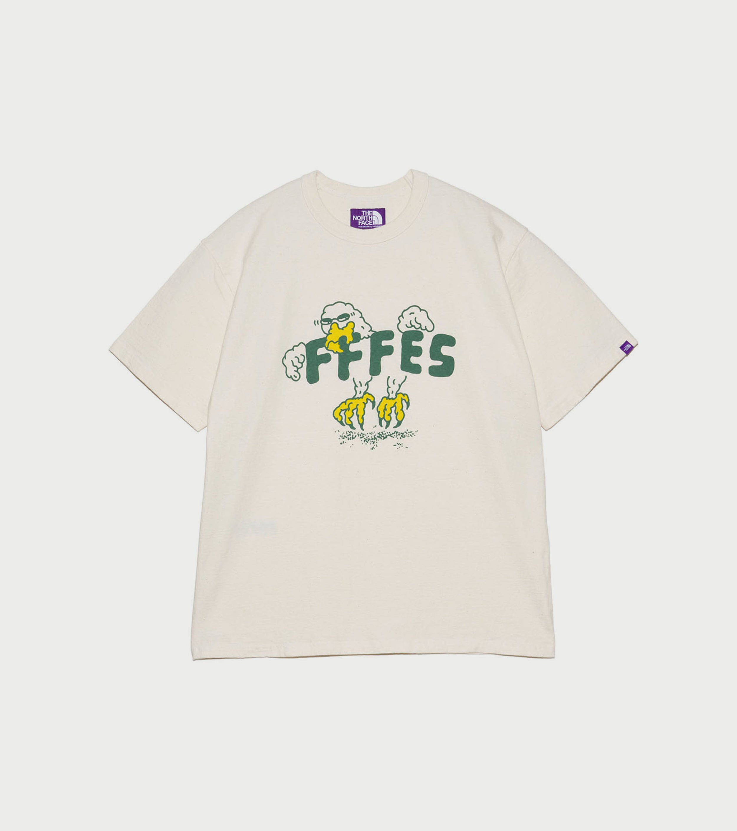 トップス THE NORTH FACE FFFS Graphic Combo Tee F F F E S グラフィック コンボティー, Natural – Navyblue