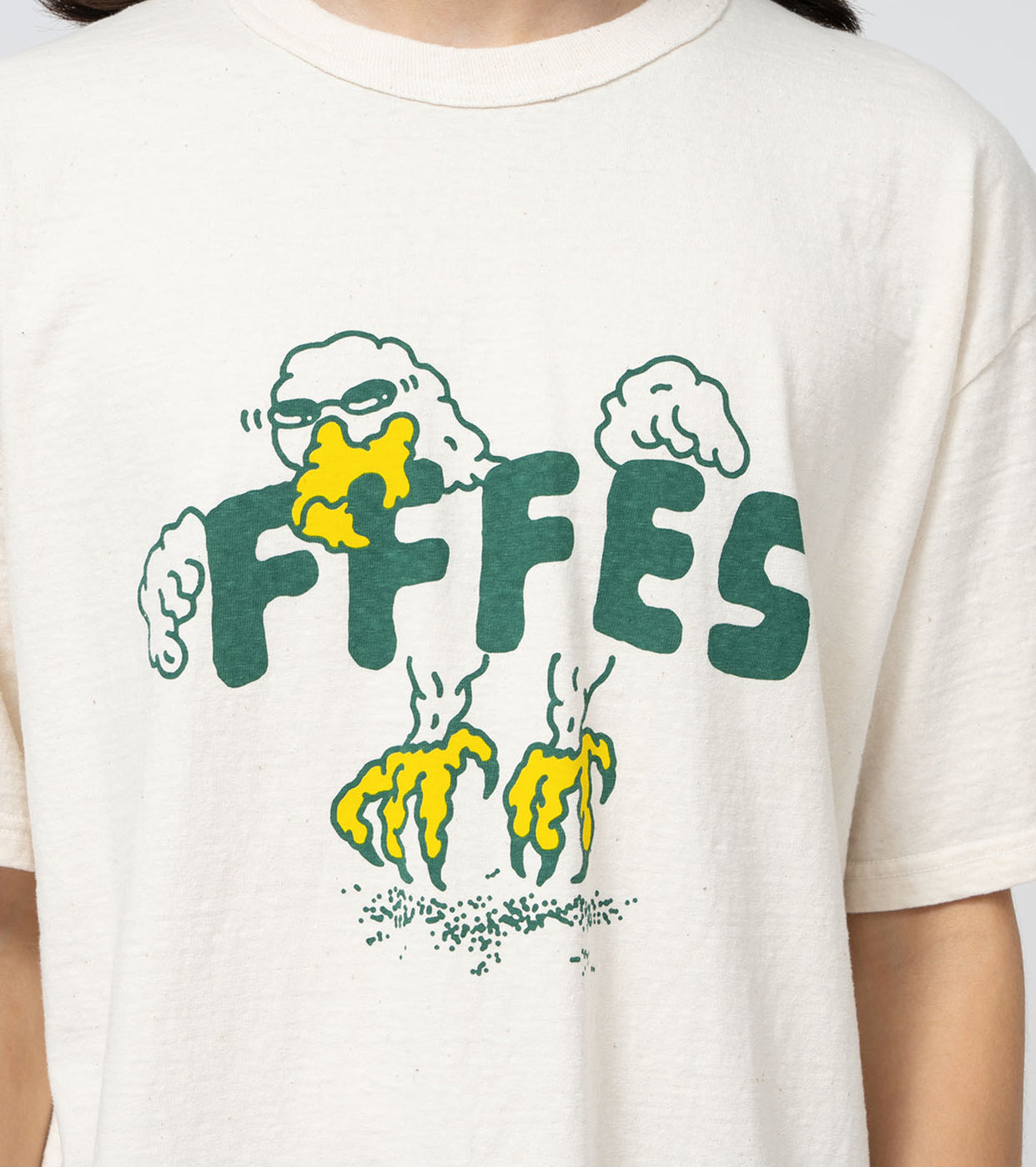 FFFES Graphic Combo Tee , Natural