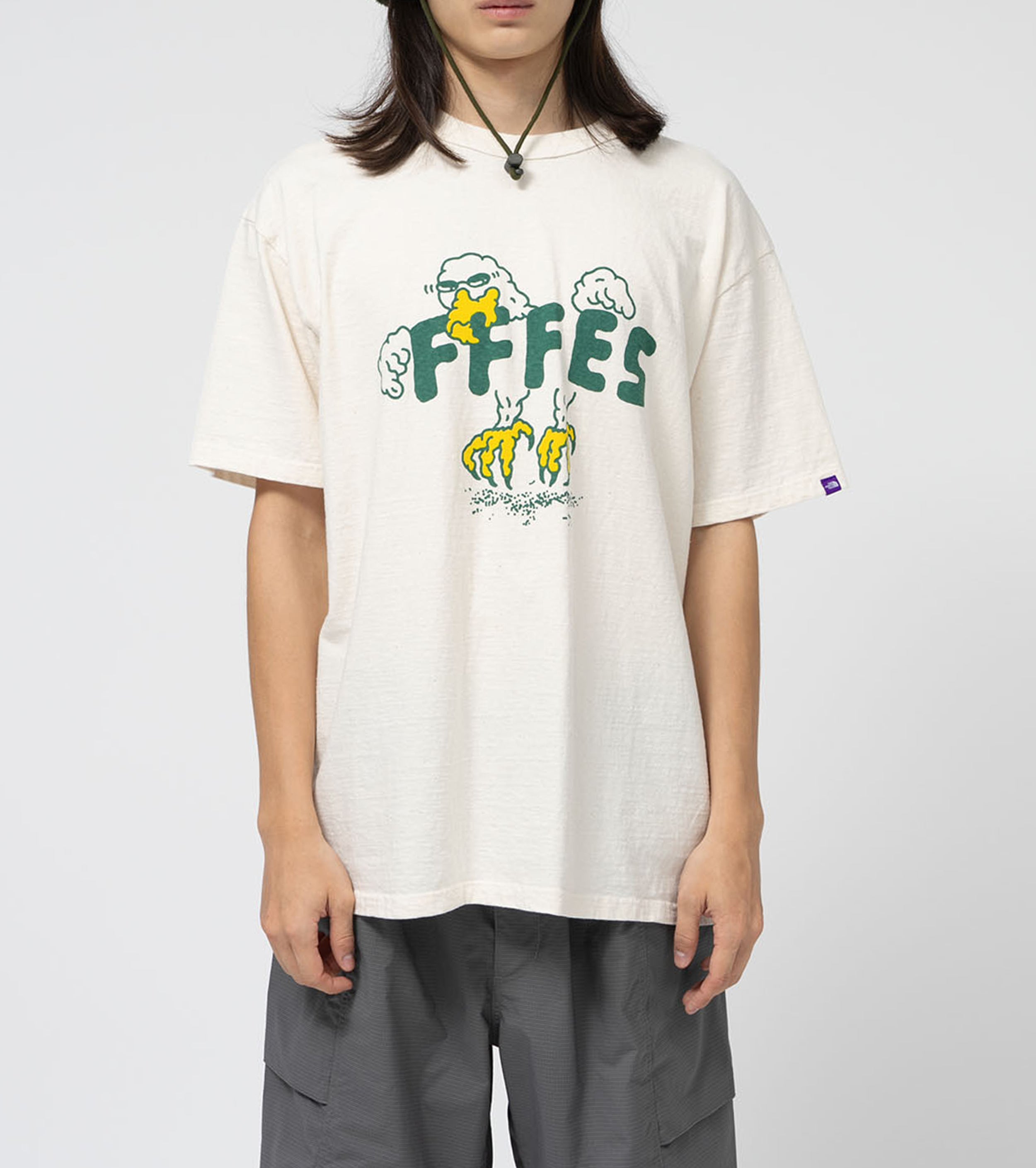 FFFES Graphic Combo Tee , Natural