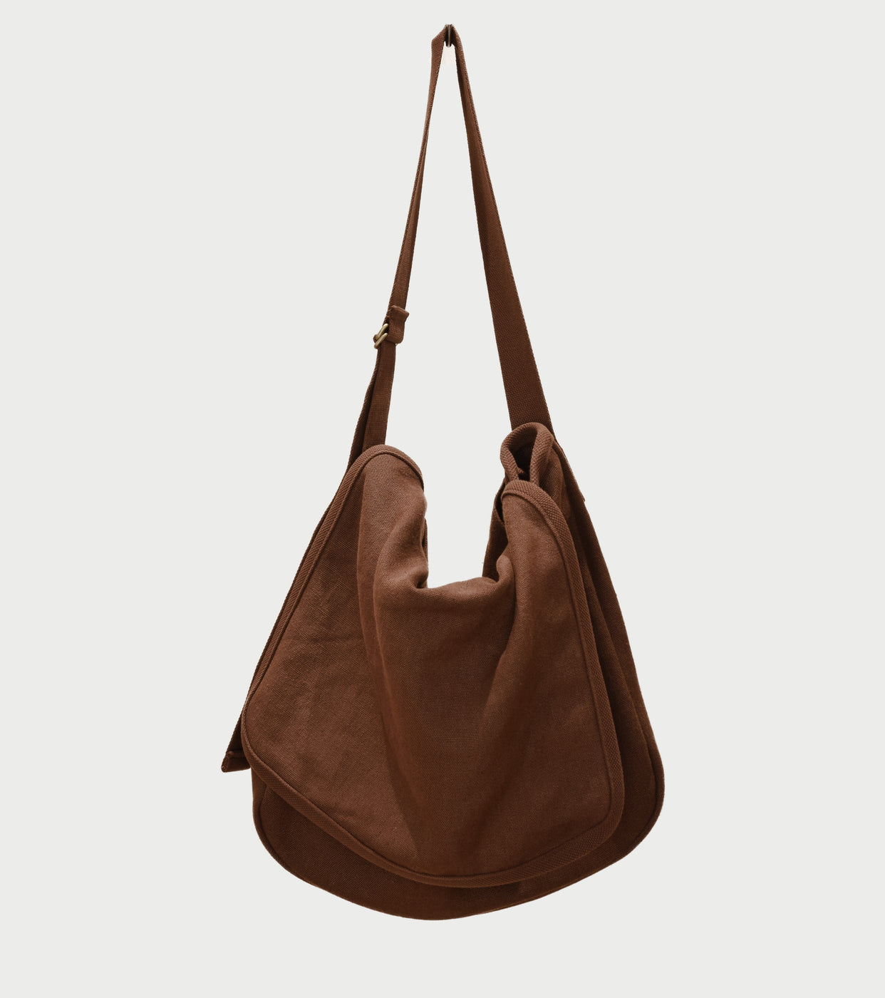 COMOLI Hemp Duck Shoulder Bag, Brown