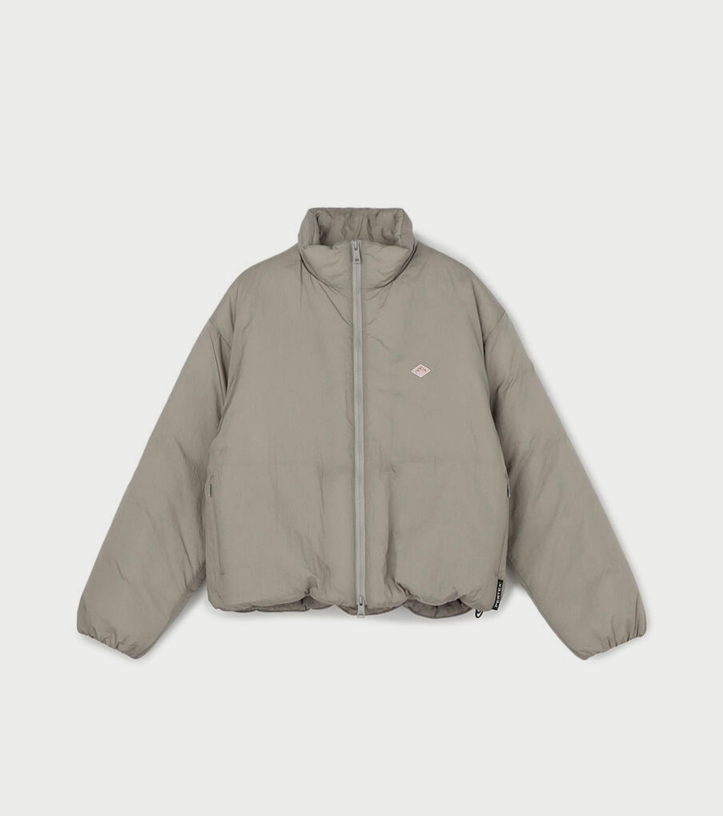 DANTON インサレーション スタンドカラー ジャケット , Greige – Navyblue