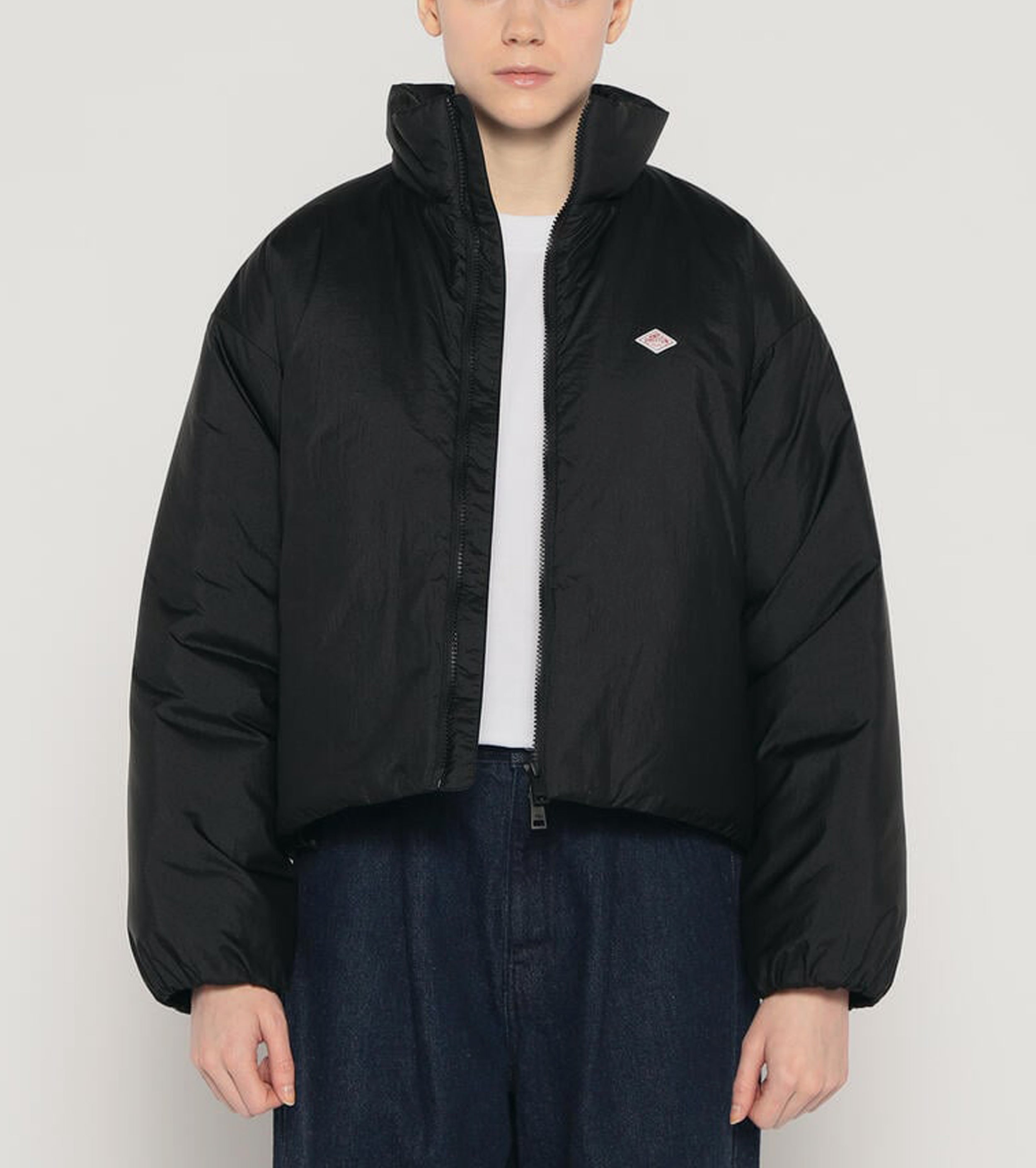 DANTON インサレーション スタンドカラー ジャケット , Black – Navyblue