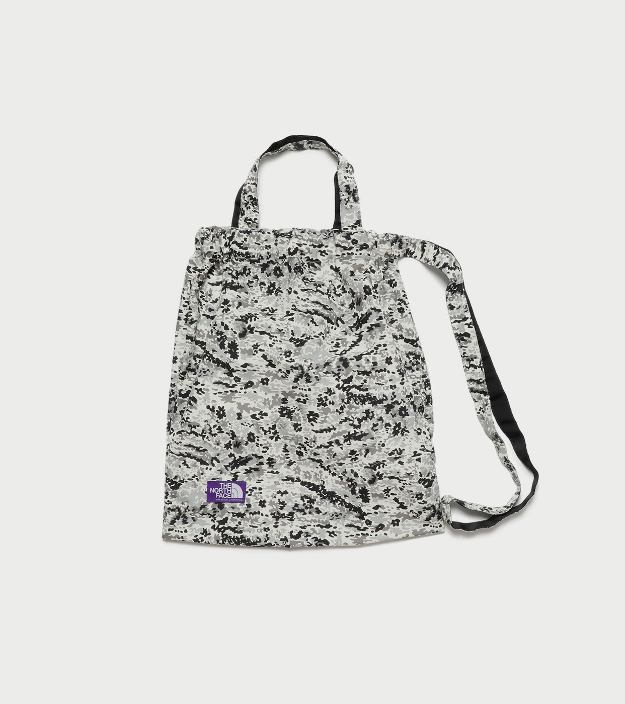 Flower Printed Field Tote, Flower Camouflage