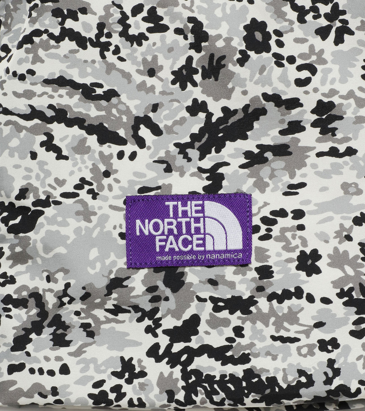 Flower Printed Field Tote, Flower Camouflage