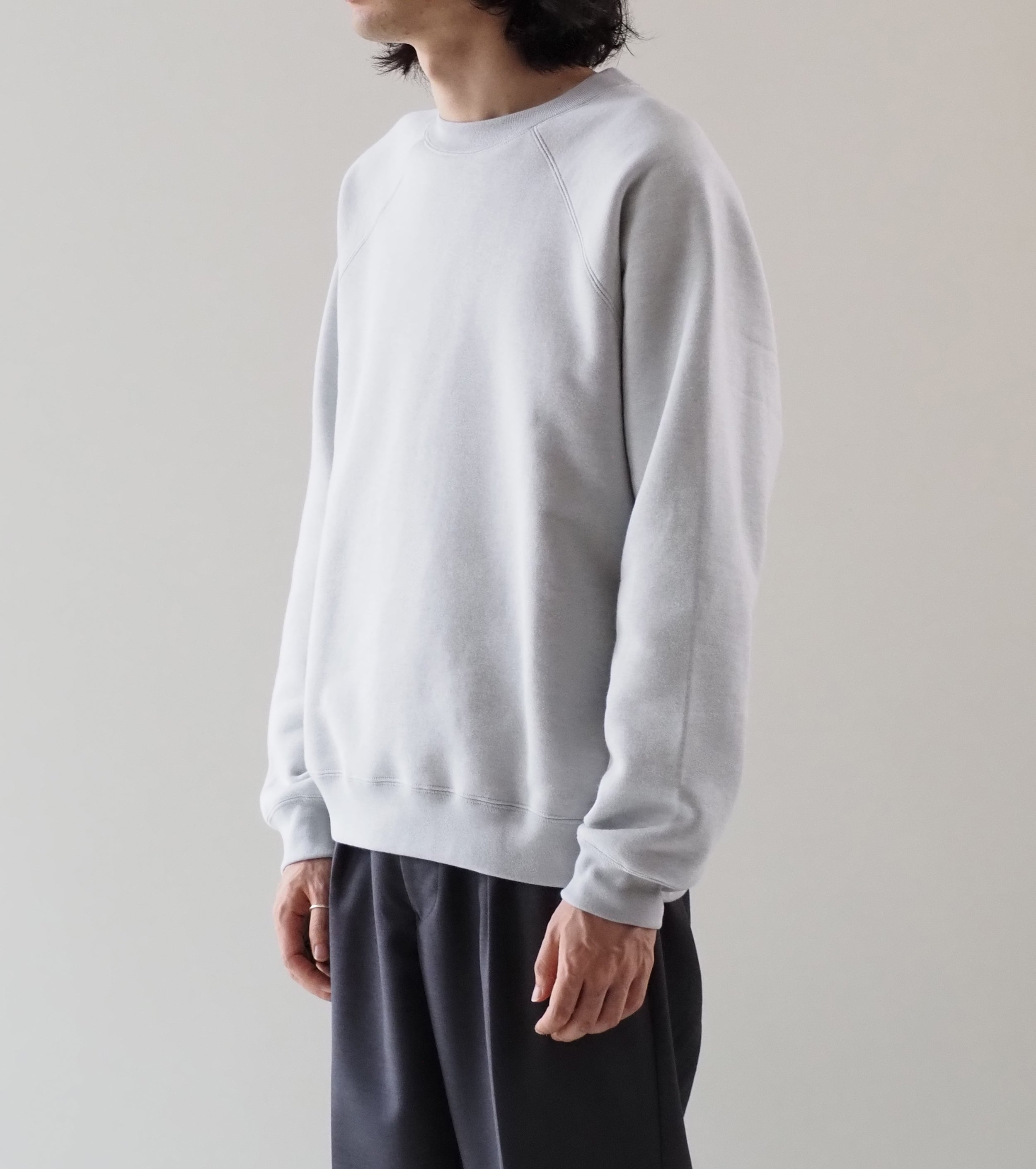 MAATEE＆SONS スウェット , 晒し杢 – Navyblue