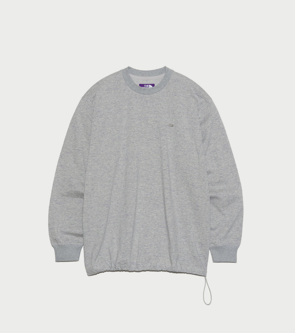 Field Long Sleeve Tee, Mix Gray