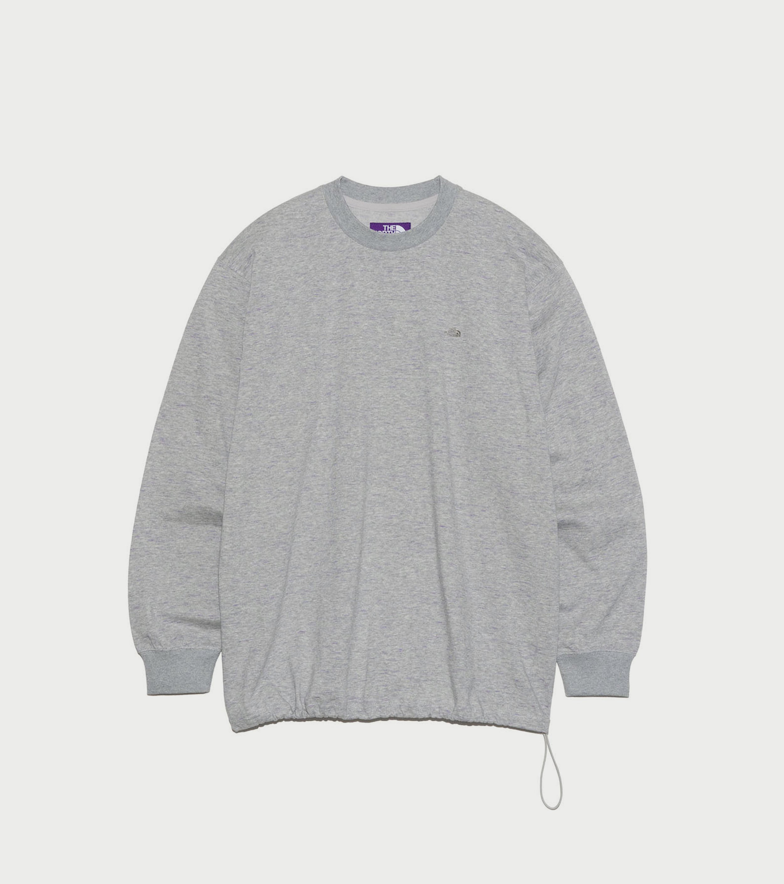 Field Long Sleeve Tee,  Mix Gray