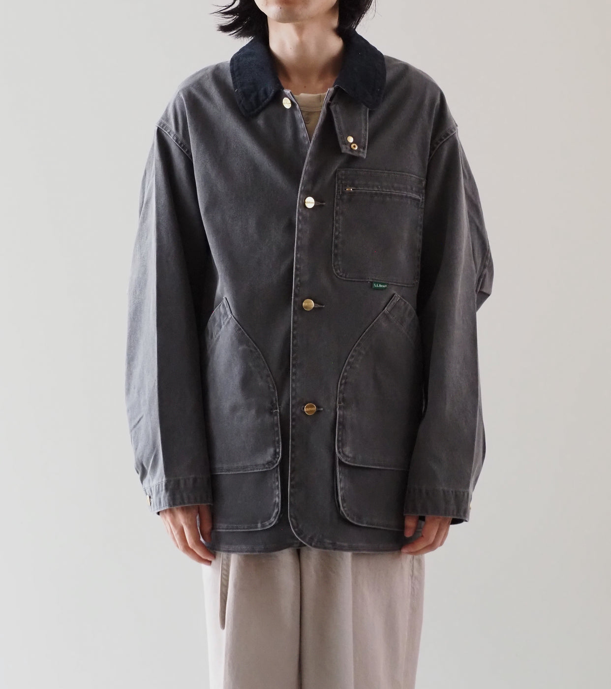 L.L.Bean JAPAN EDITION Men's Prospect Harbor Field Coat , Fade Black