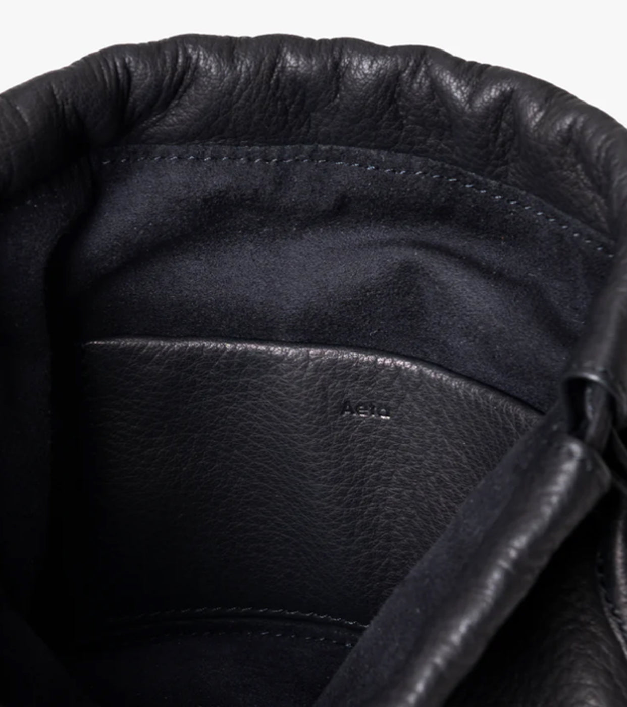 Aeta HAND POUCH MINI + SHOULDER , Black