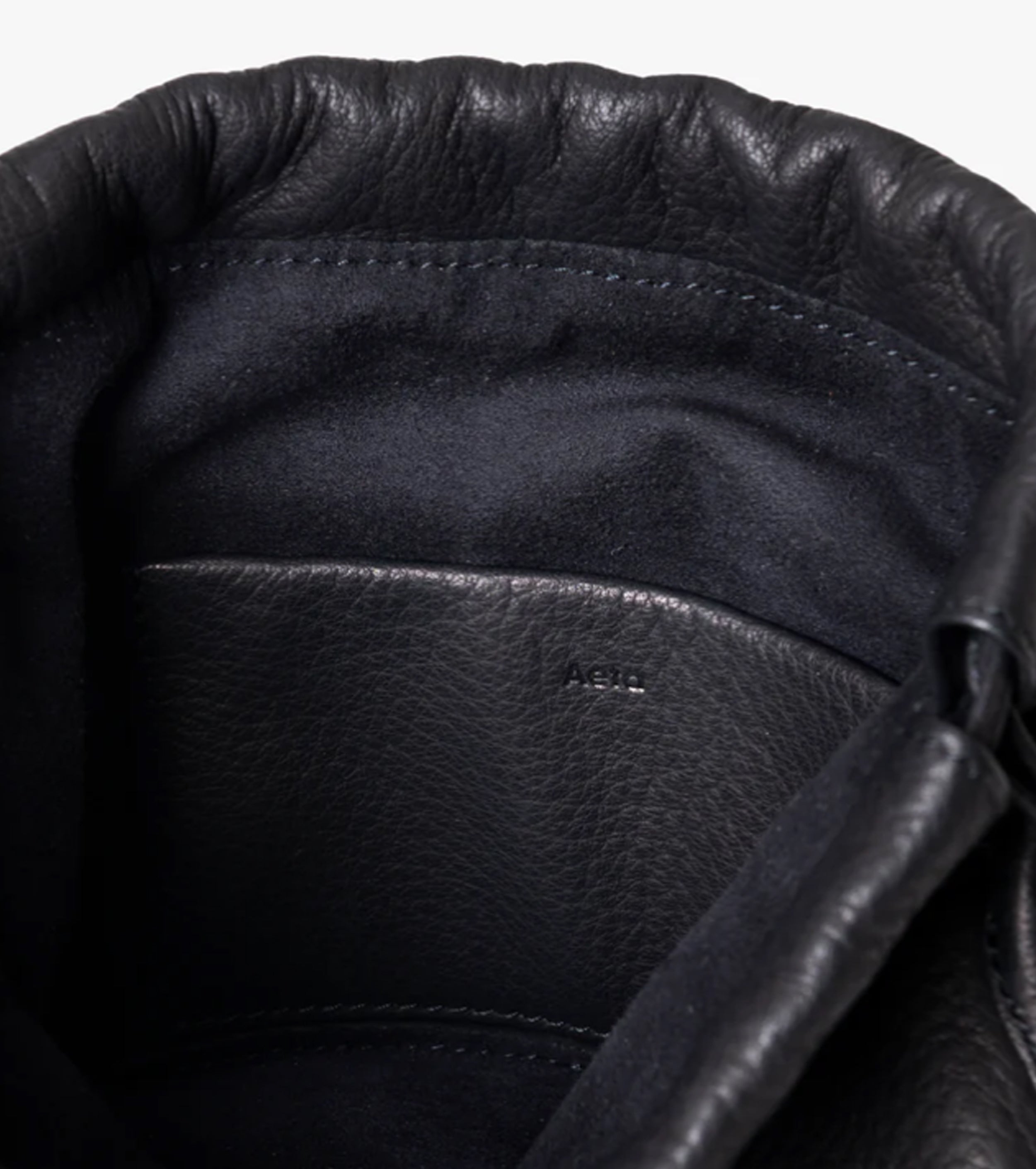Aeta HAND POUCH MINI + SHOULDER , Black
