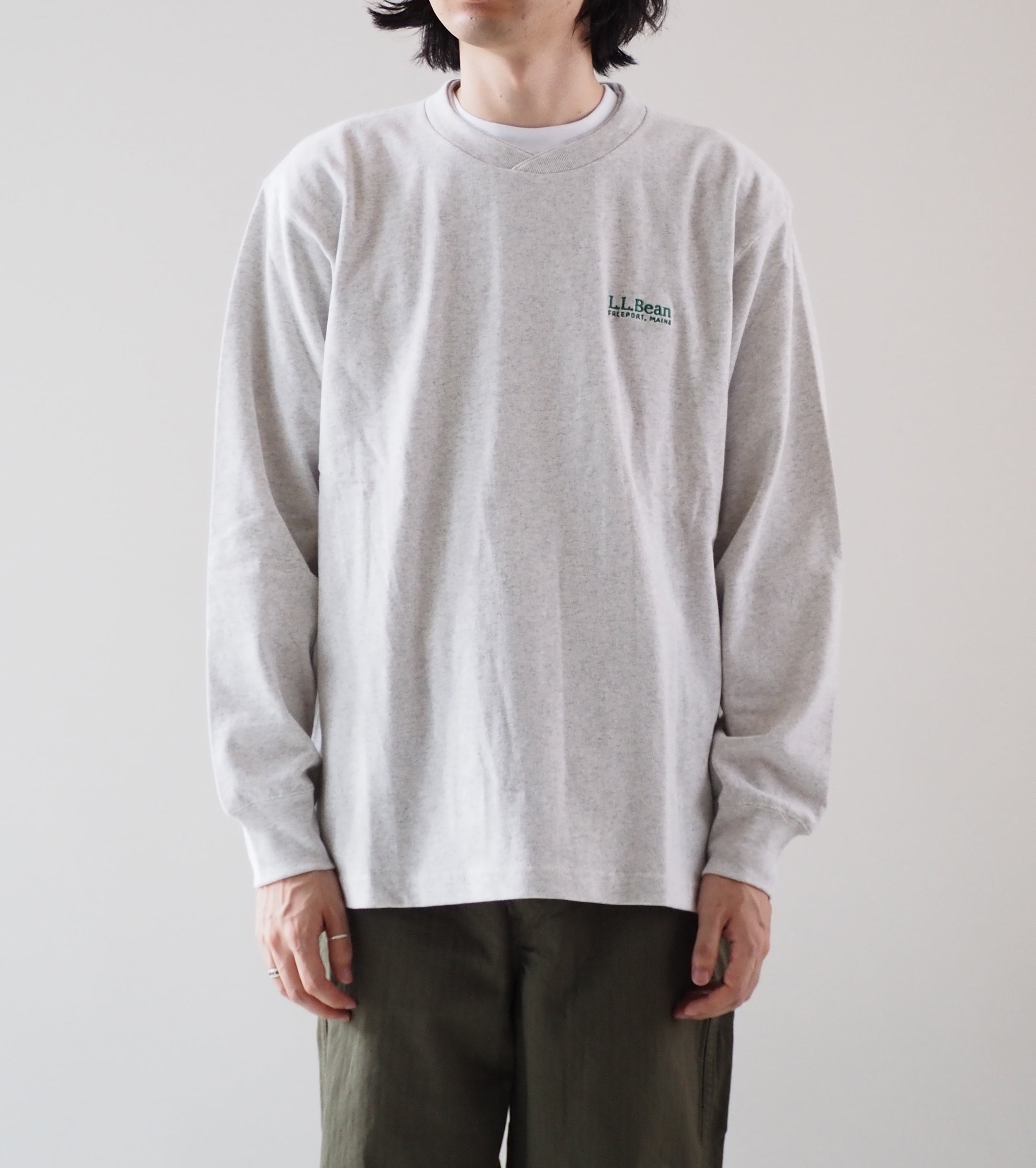 L.L.Bean JAPAN EDITION  Union Long-Sleeve Tee, Birch