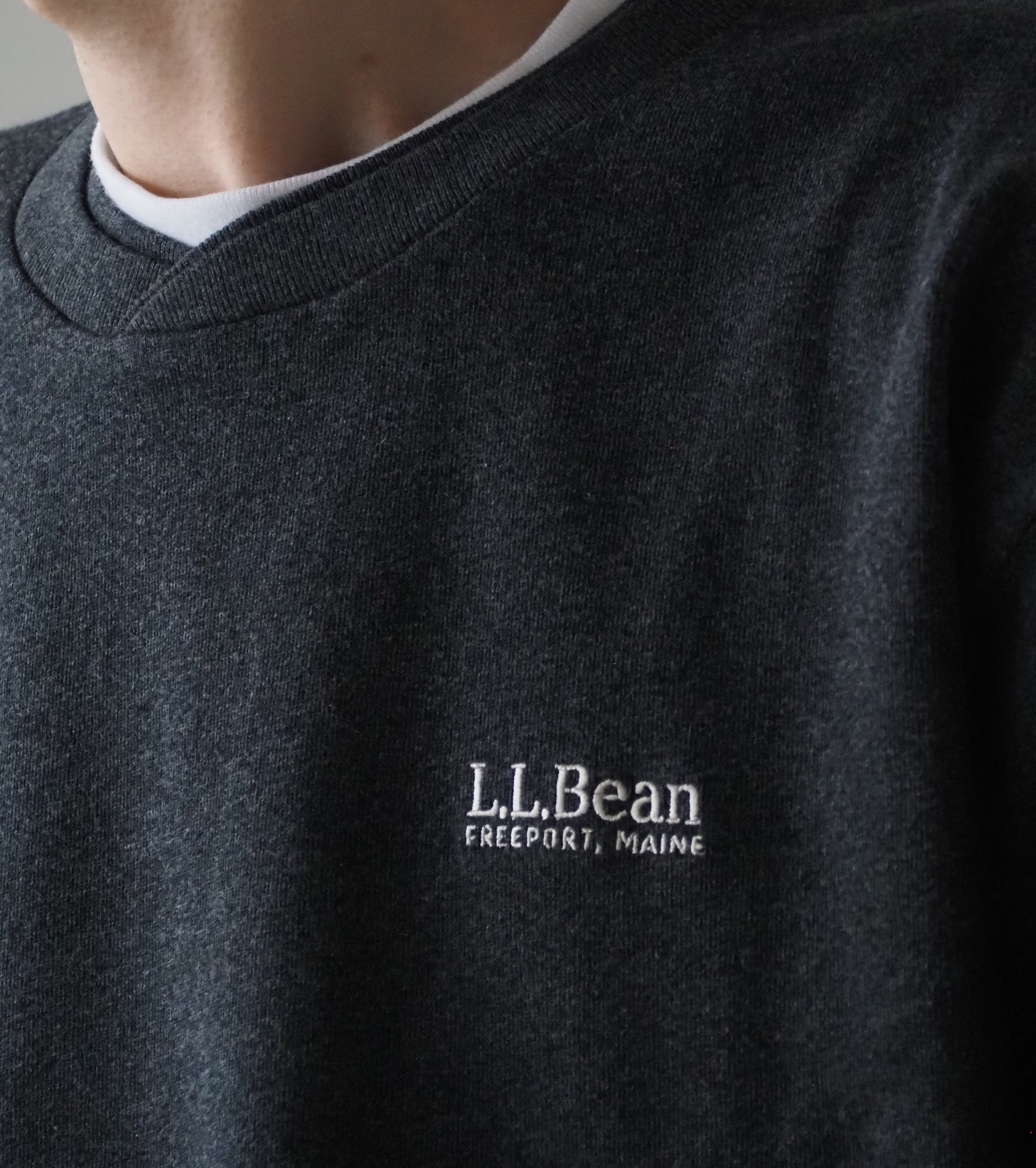 L.L.Bean JAPAN EDITION  Union Long-Sleeve Tee, Top Charcoal