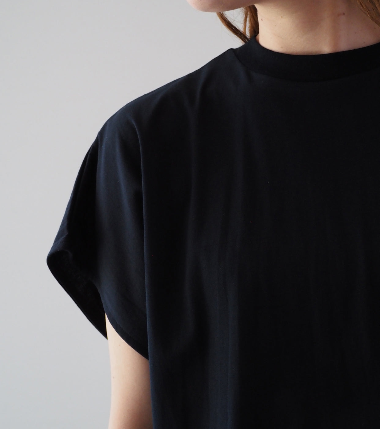 Drop Shoulder Top, Black