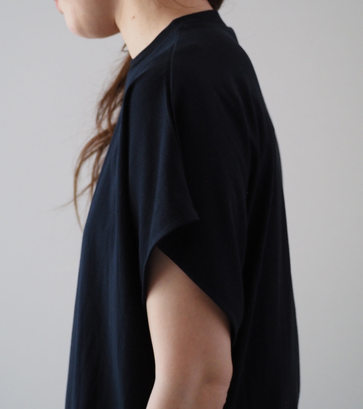 Drop Shoulder Top, Black