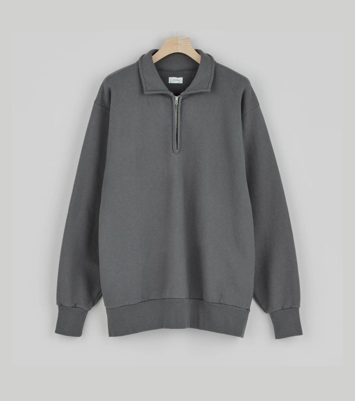 CIOTA Half Zip Sweatshirt ,  Blue Gray