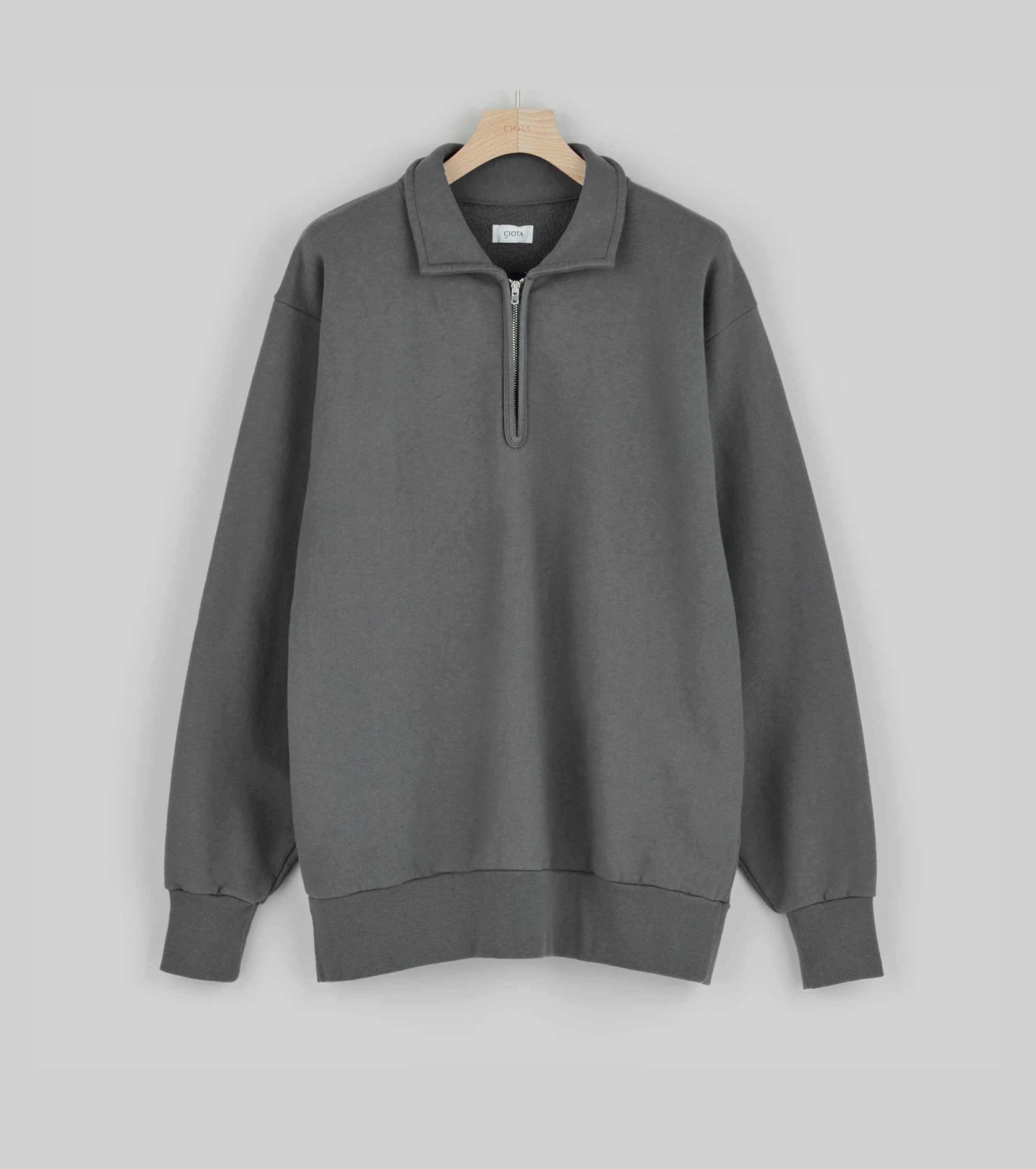 CIOTA Half Zip Sweatshirt ,  Blue Gray