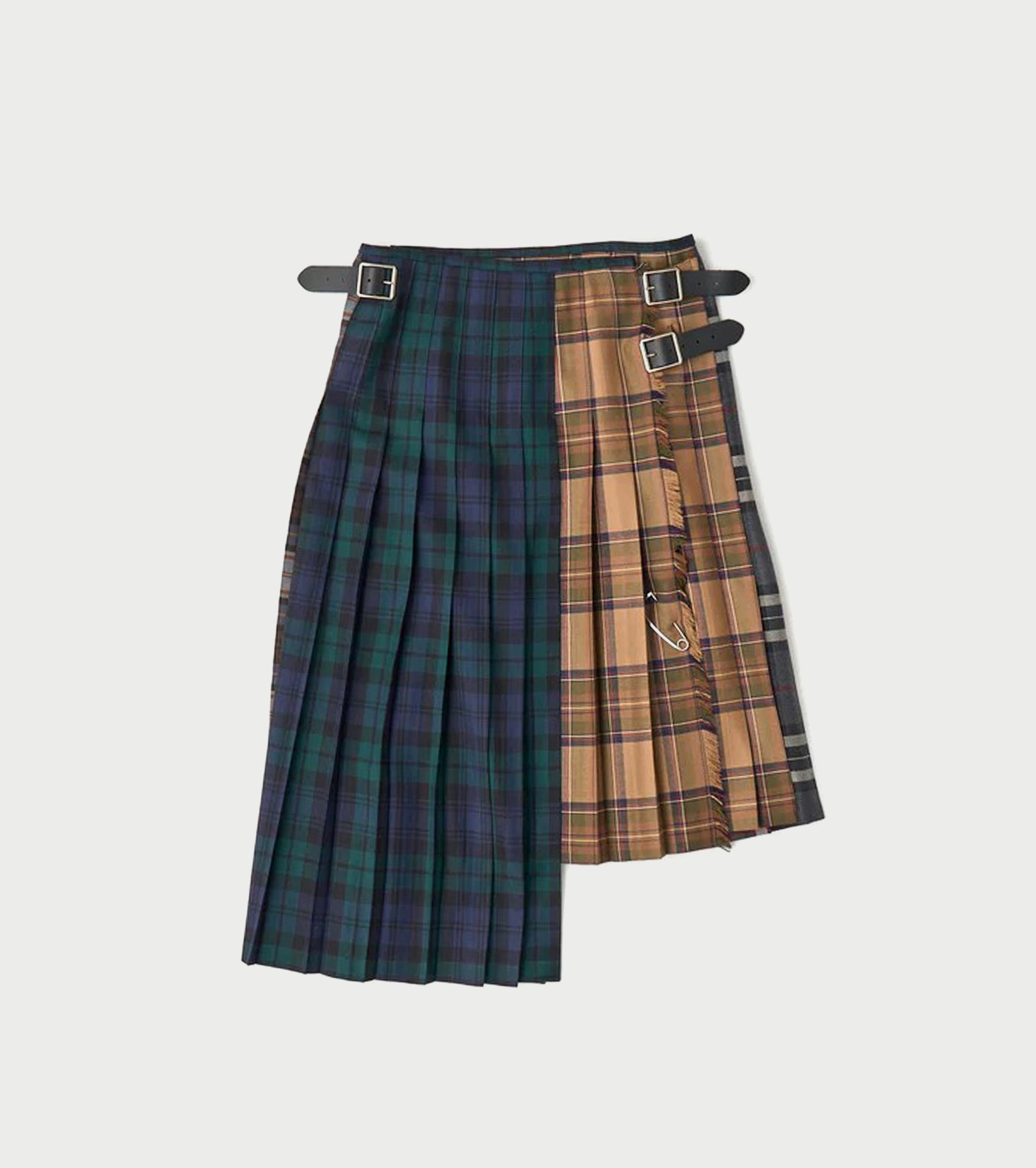 unfil 【 O'NEIL OF DUBLIN × UNFIL 】WORSTED WOOL ASYMMETRY KILT