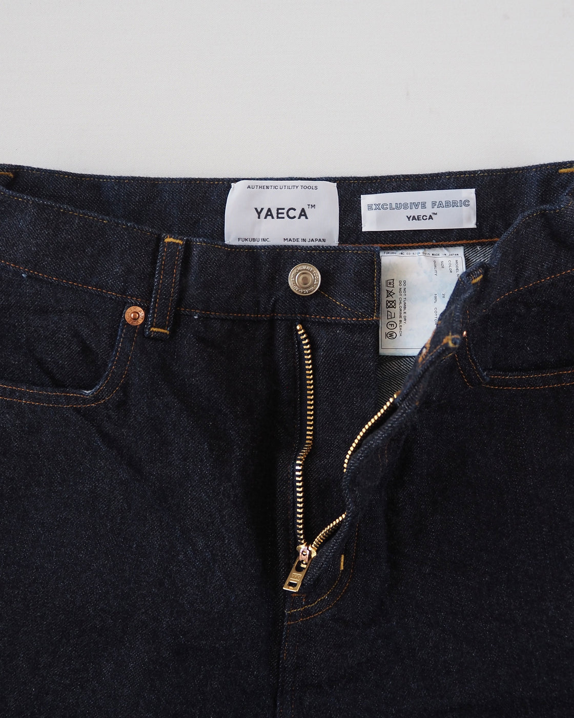 Denim Pants Wide Straight, Indigo