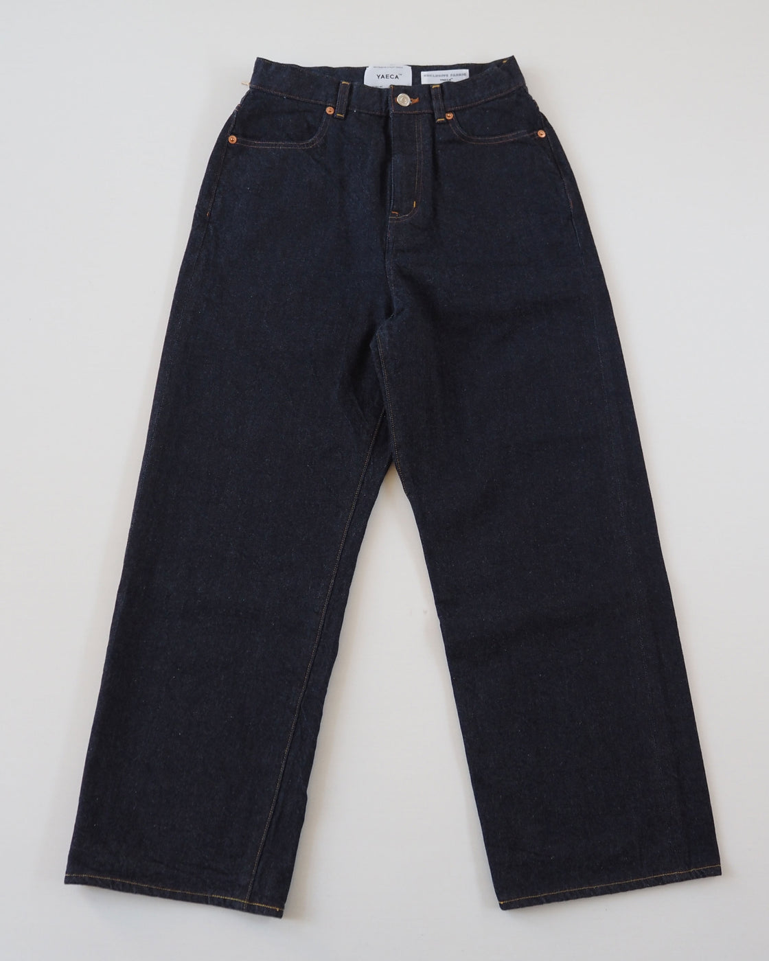 Denim Pants Wide Straight, Indigo