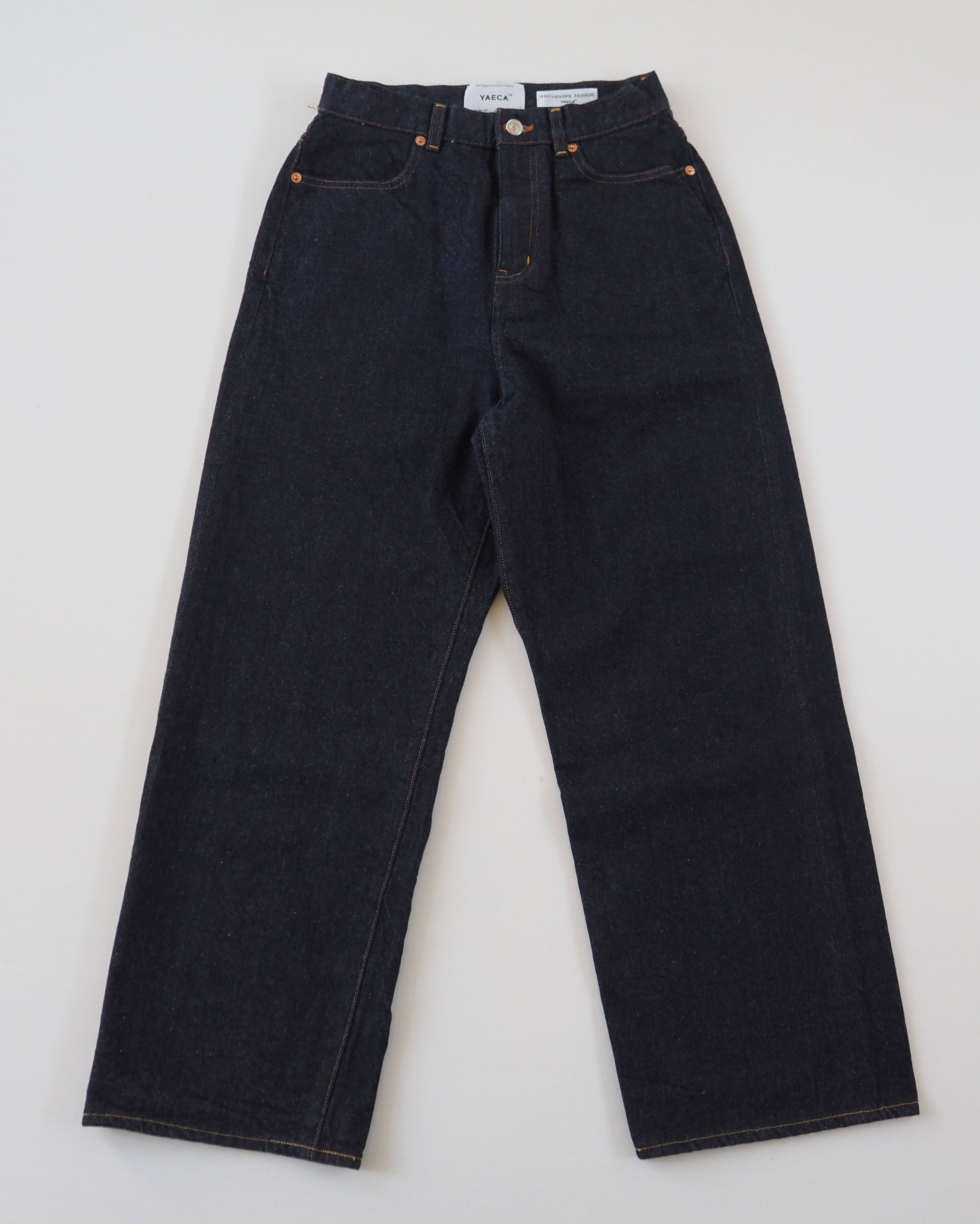 Denim Pants Wide Straight, Indigo