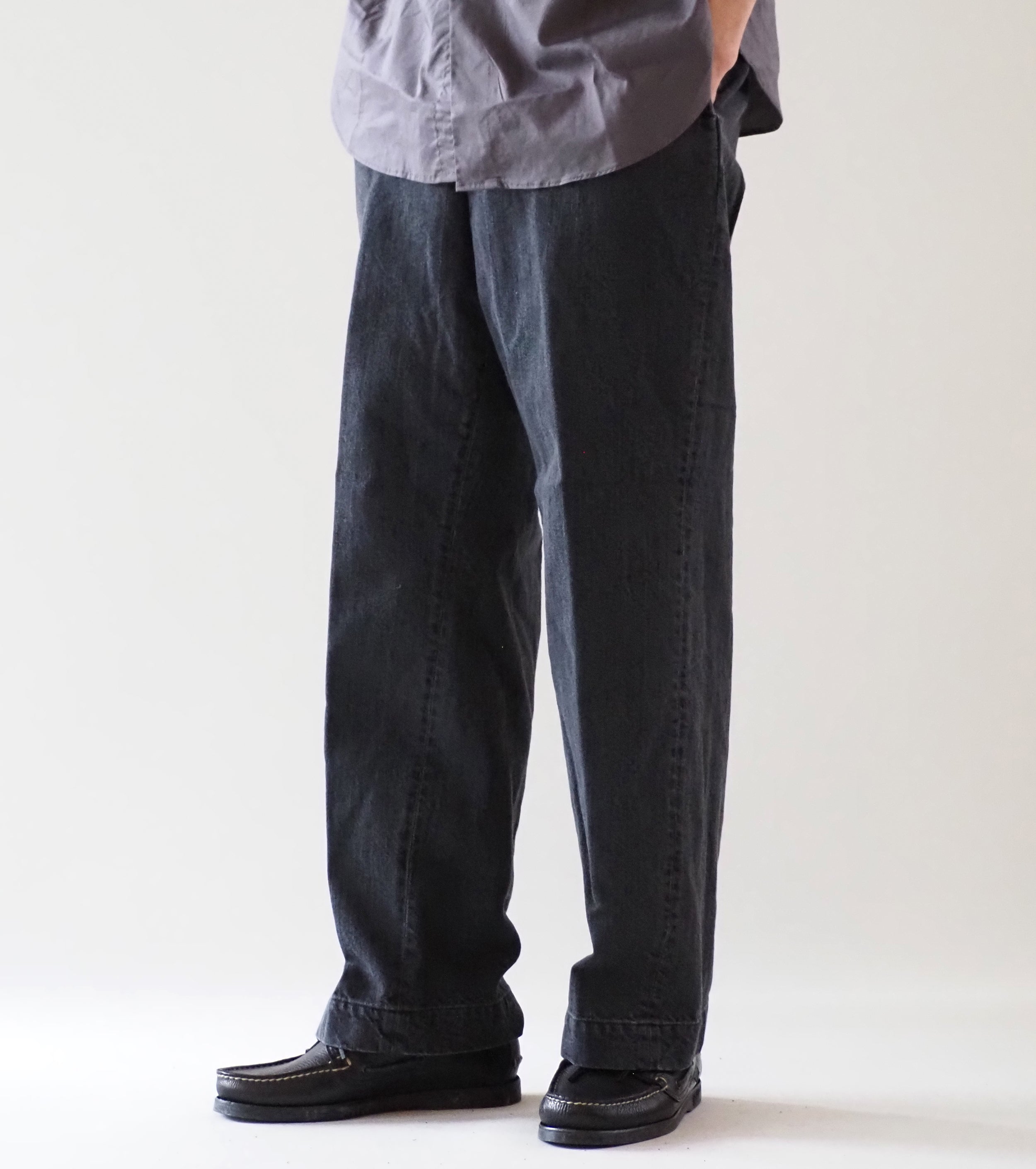CIOTA Denim Slacks , Medium Black