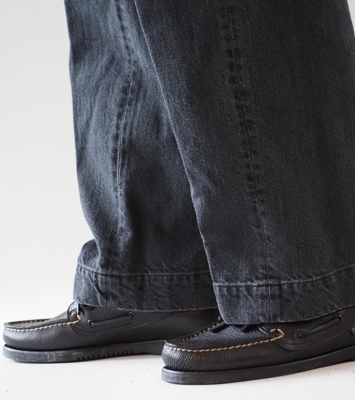 CIOTA Denim Slacks , Medium Black