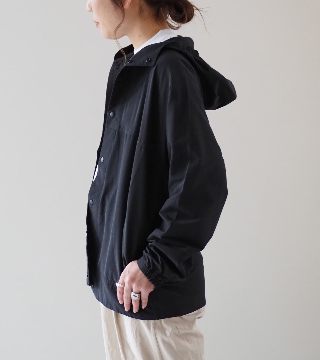 YAECA 60/40 Cloth Hooded Shirt , Dark Navy