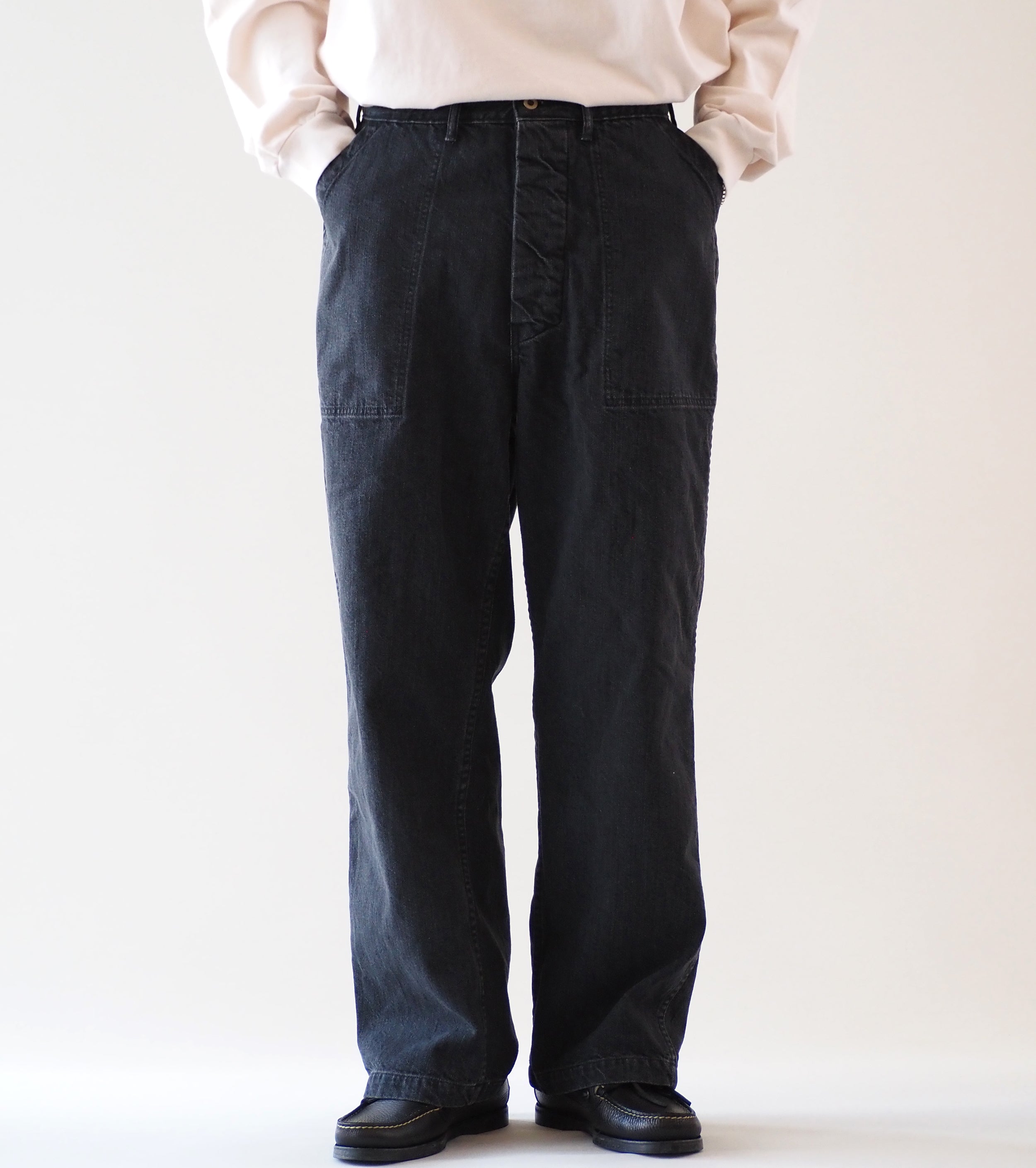 CIOTA Denim Baker Pants , Medium Black